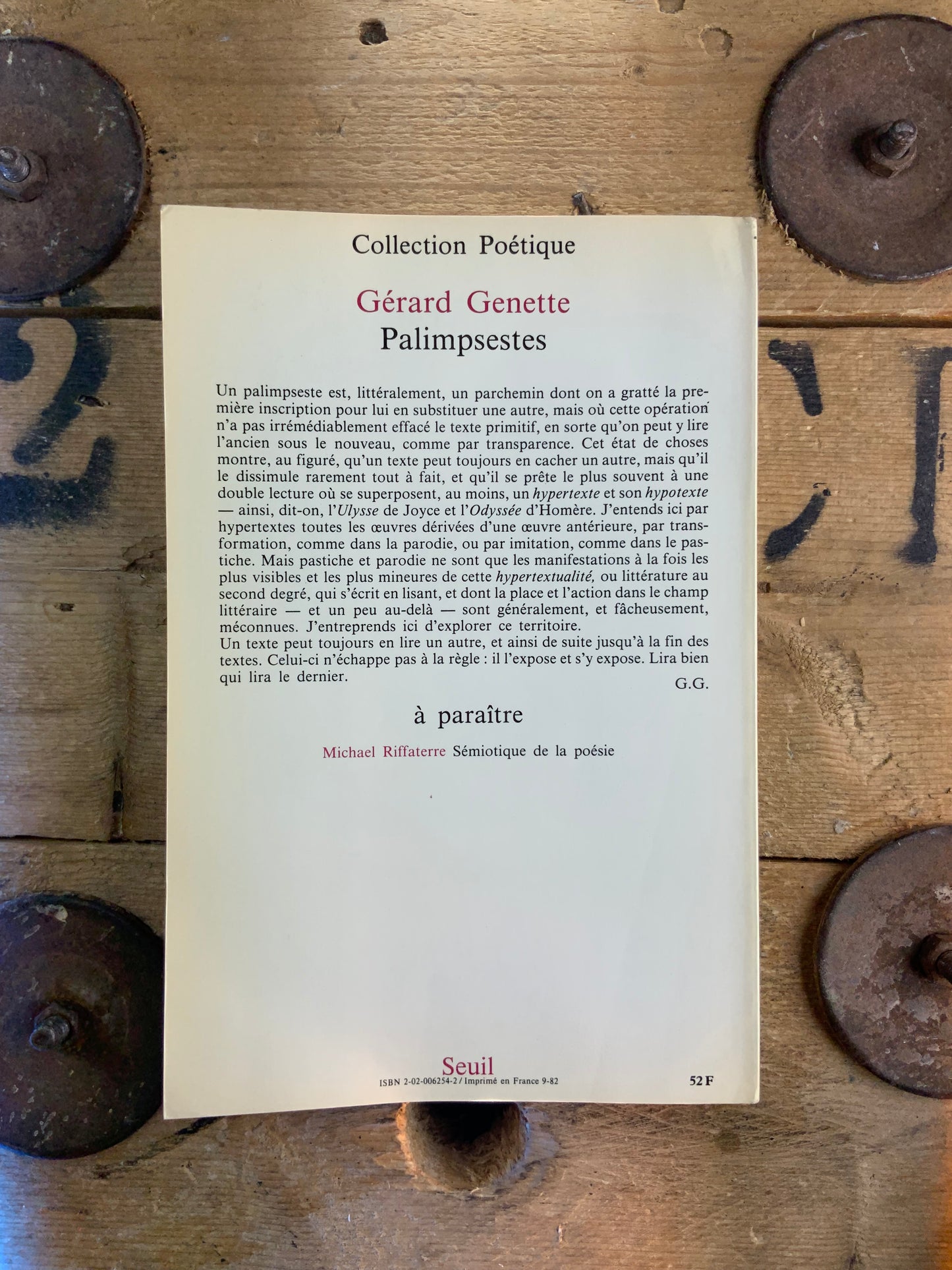 Questions de narratologie [ Revue Poétique ] - Septembre 1982 - n° 51