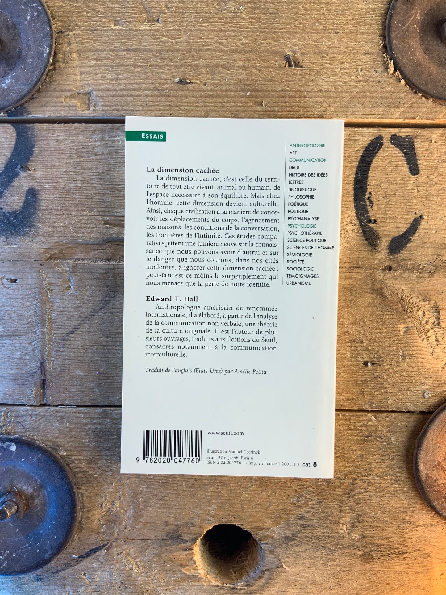 La dimension cachée - Edward T. Hall