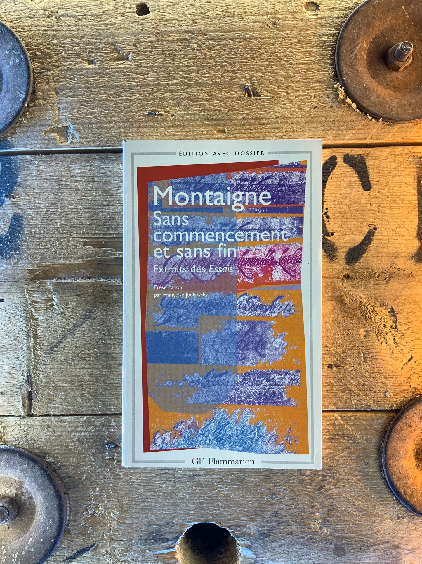 Sans commencement et sans fin - Montaigne