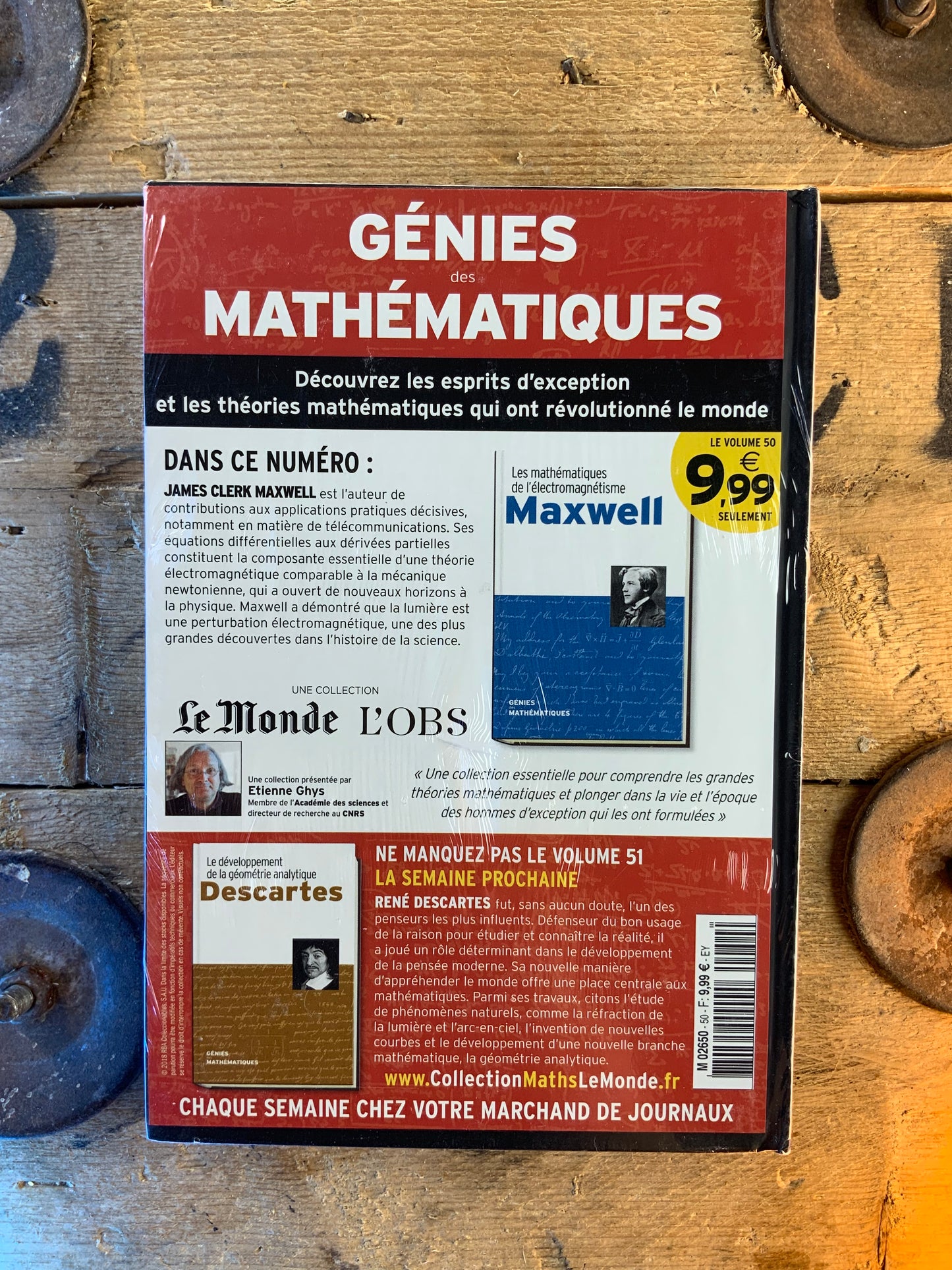 Maxwell : Les mathématiques de l’électromagnétisme [ COLLECTION GÉNIES MATHÉMATIQUES ]