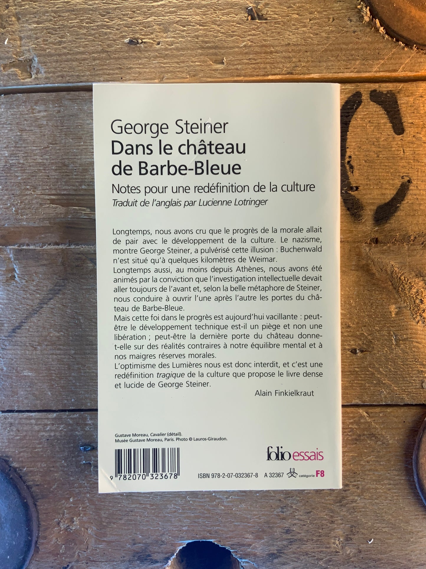 Dans le château de Barbe-Bleue,  Notes pour une redéfinition de la culture - George Steiner