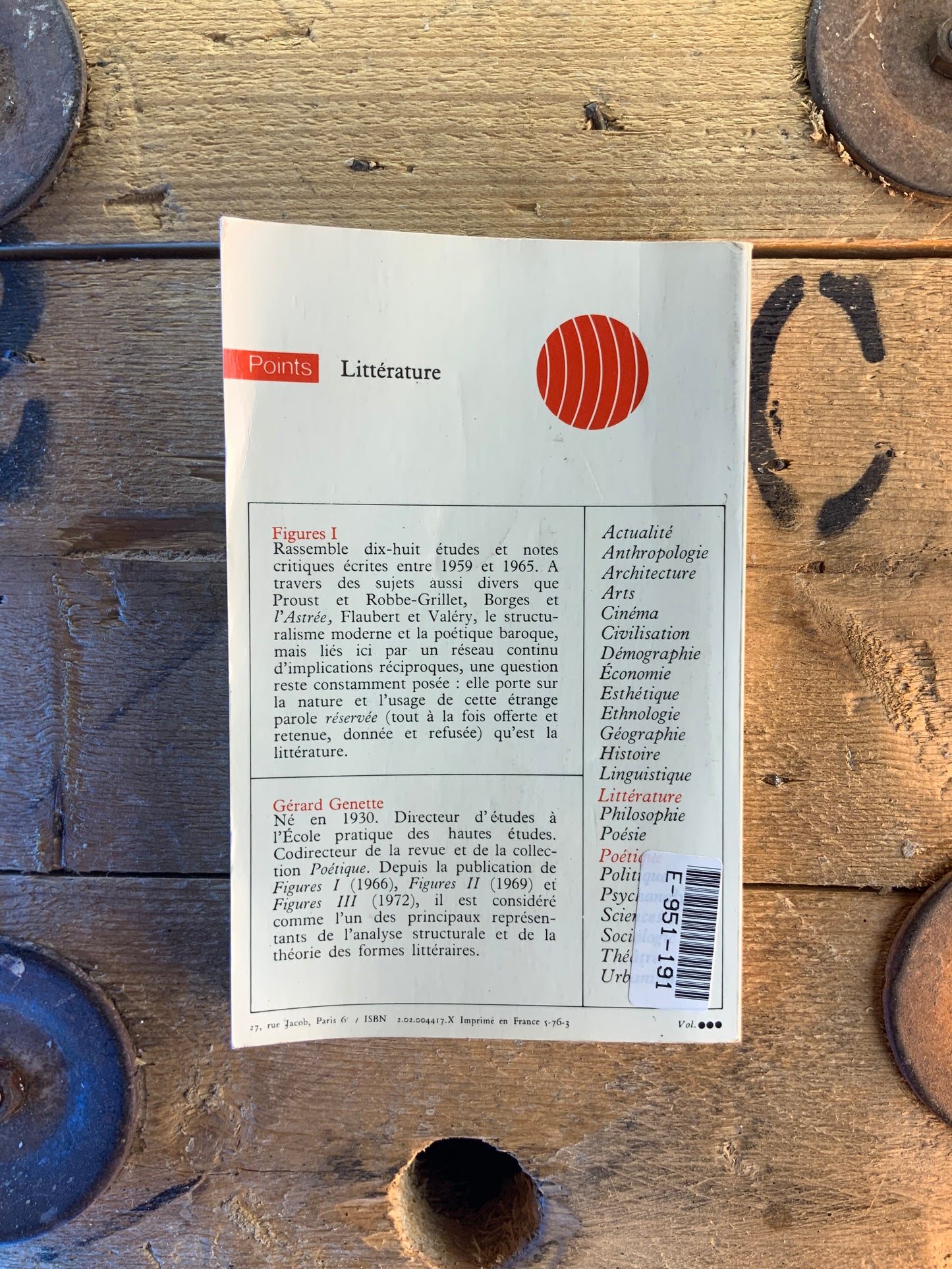 Figures I - Gérard Genette