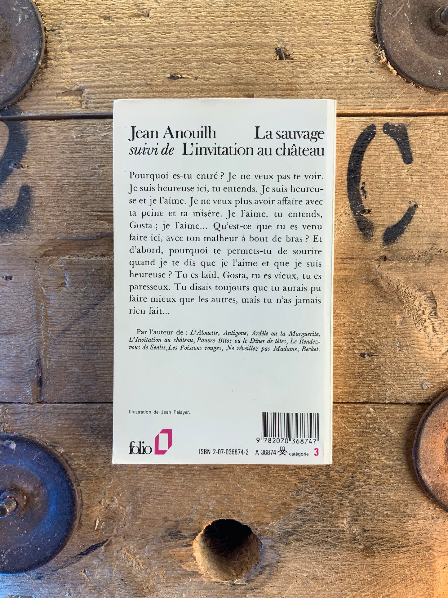 Le sauvage, suivi de L’invitation au château - Jean Anouilh