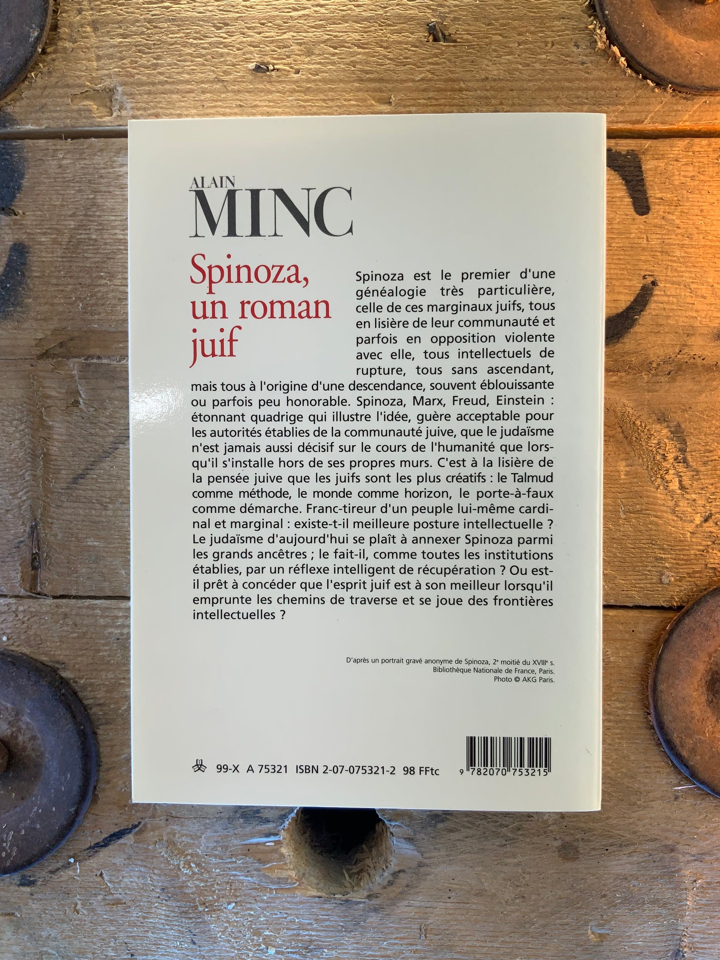 Spinoza, un roman juif - Alain Minc