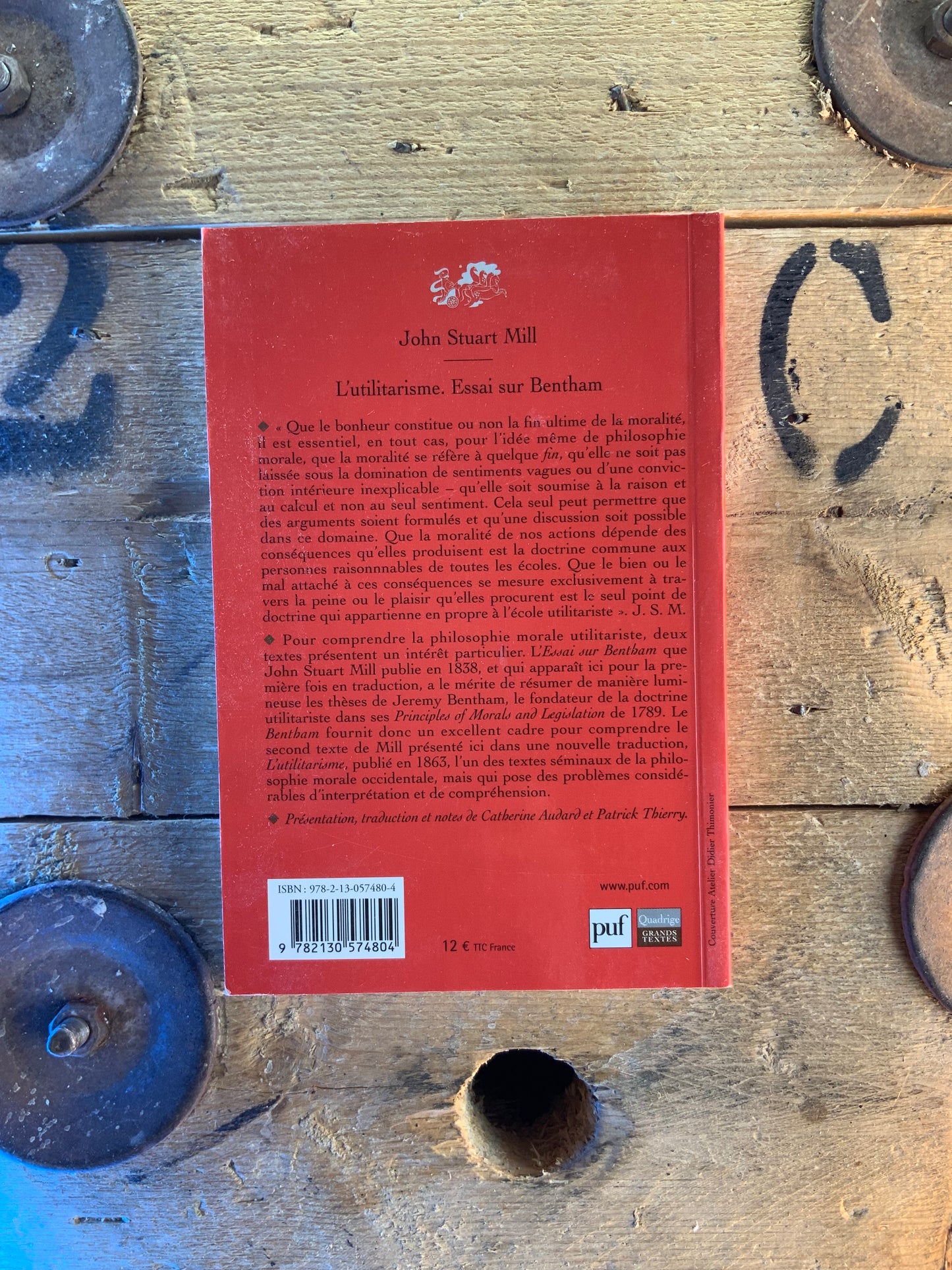 L’utilitarisme . Essai sur Bentham - John Stuart Mill