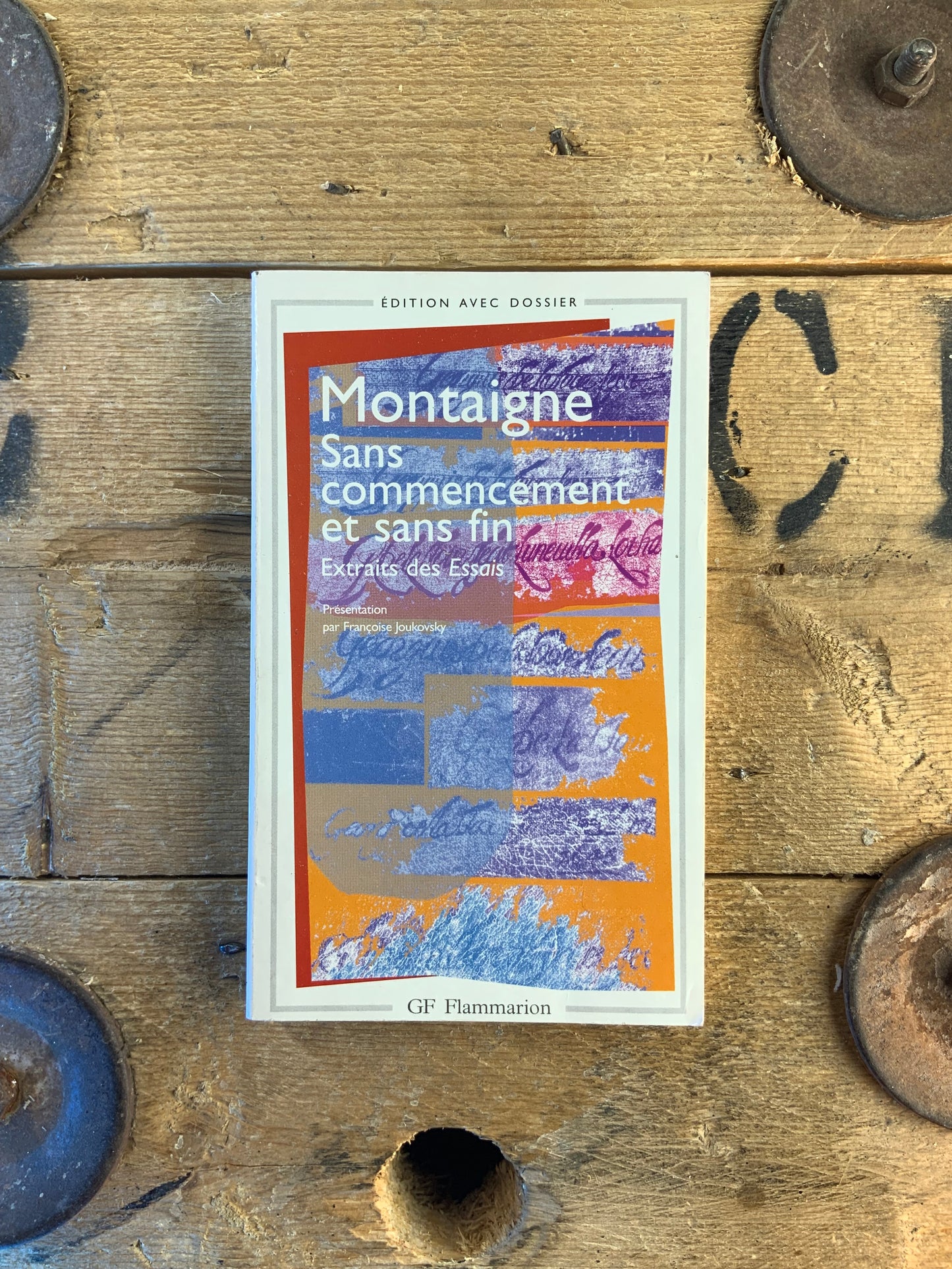 Sans commencement et sans fin - Montaigne