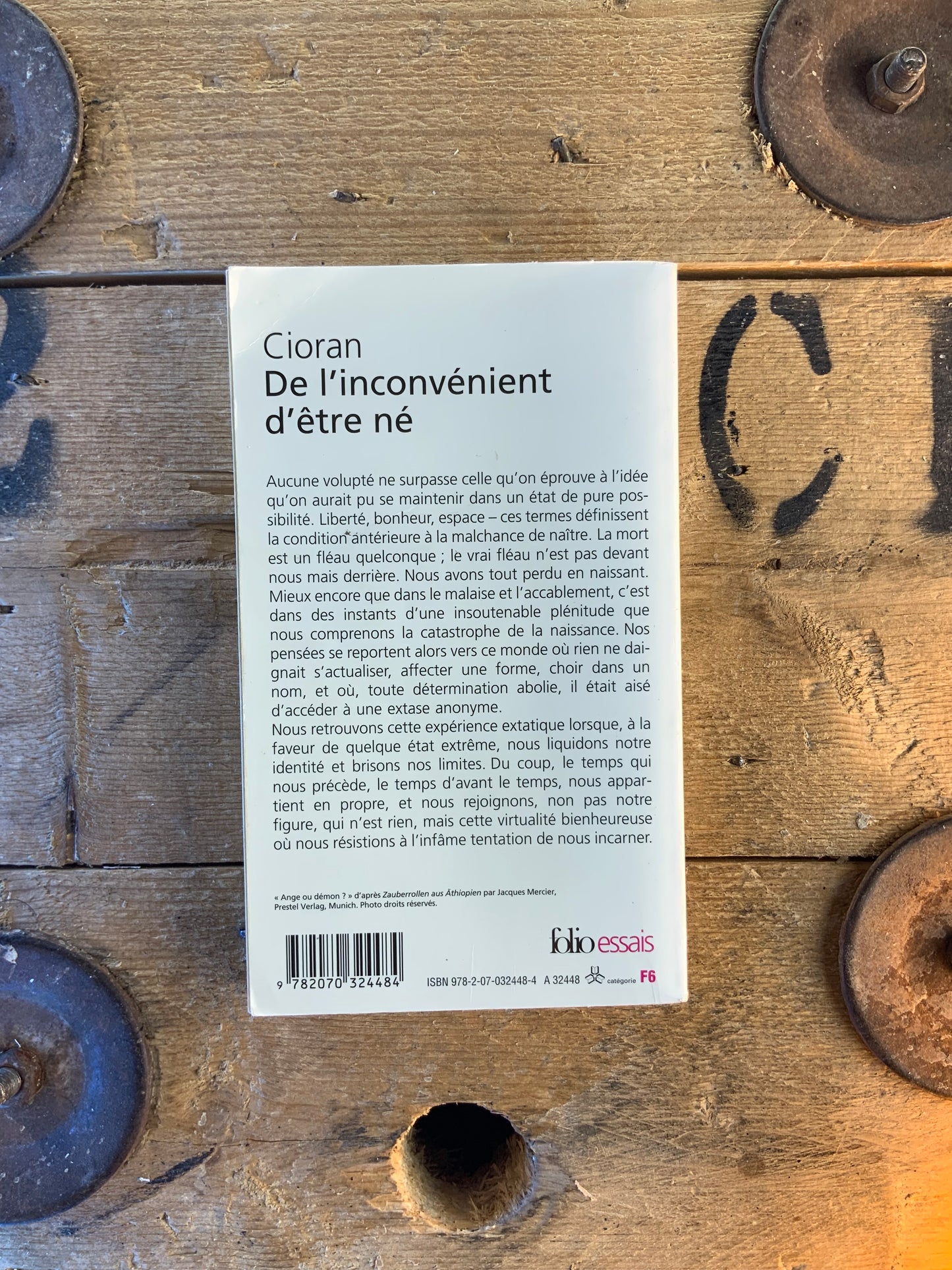 De l’inconvénient d’être né - Cioran
