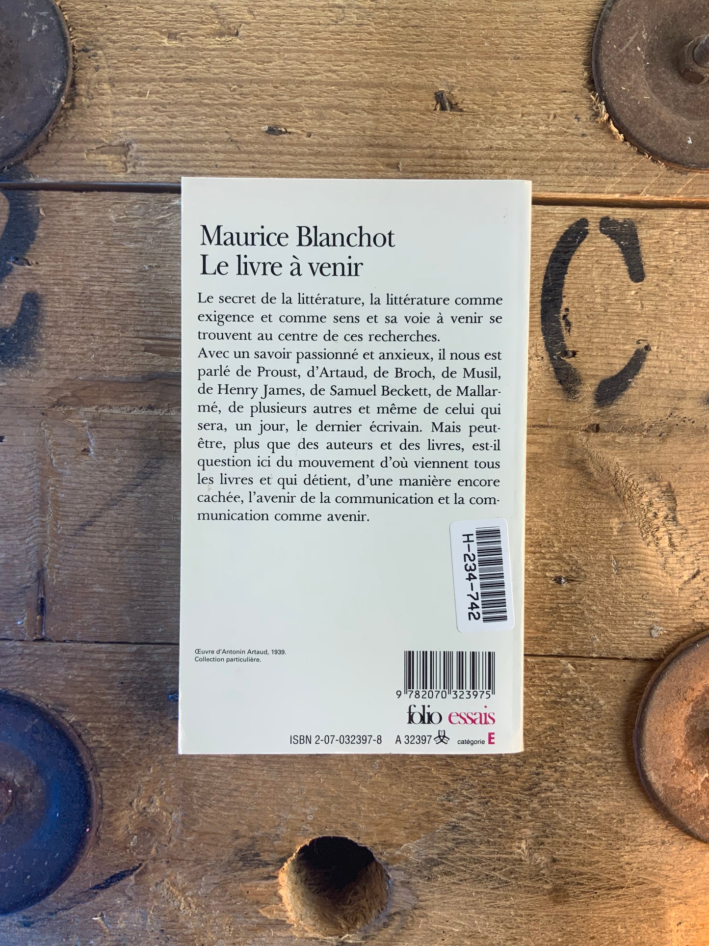 Le livres à venir - Maurice Blanchot