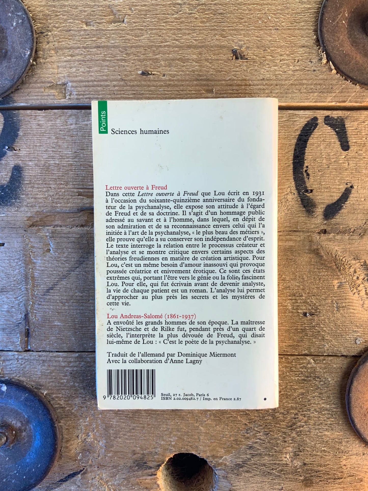 Lettre ouverte à Freud - Lou Andreas-Salomé