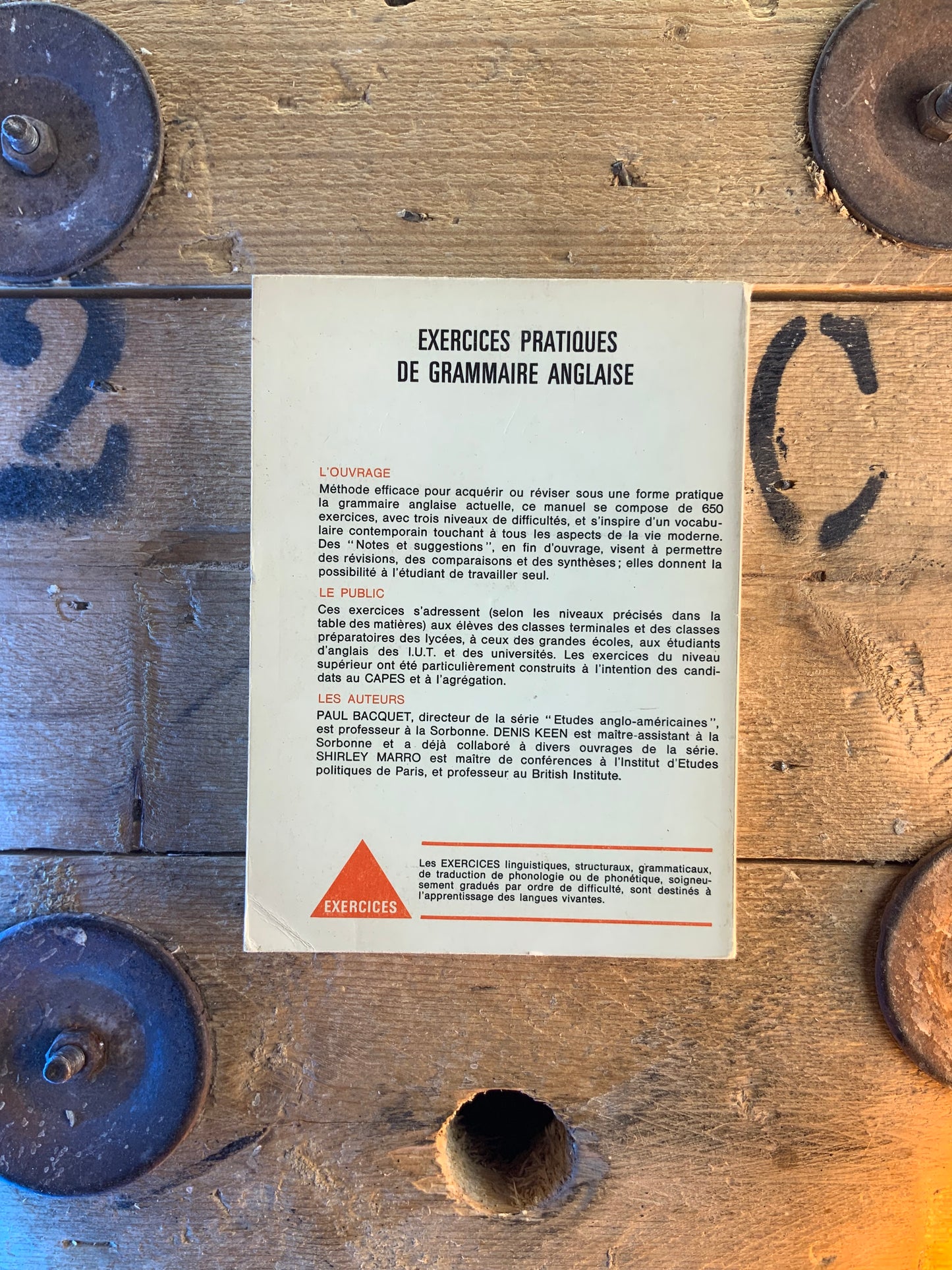 Exercices pratiques de grammaire anglaise - P. Bacquet , D. Keen , S. Marro