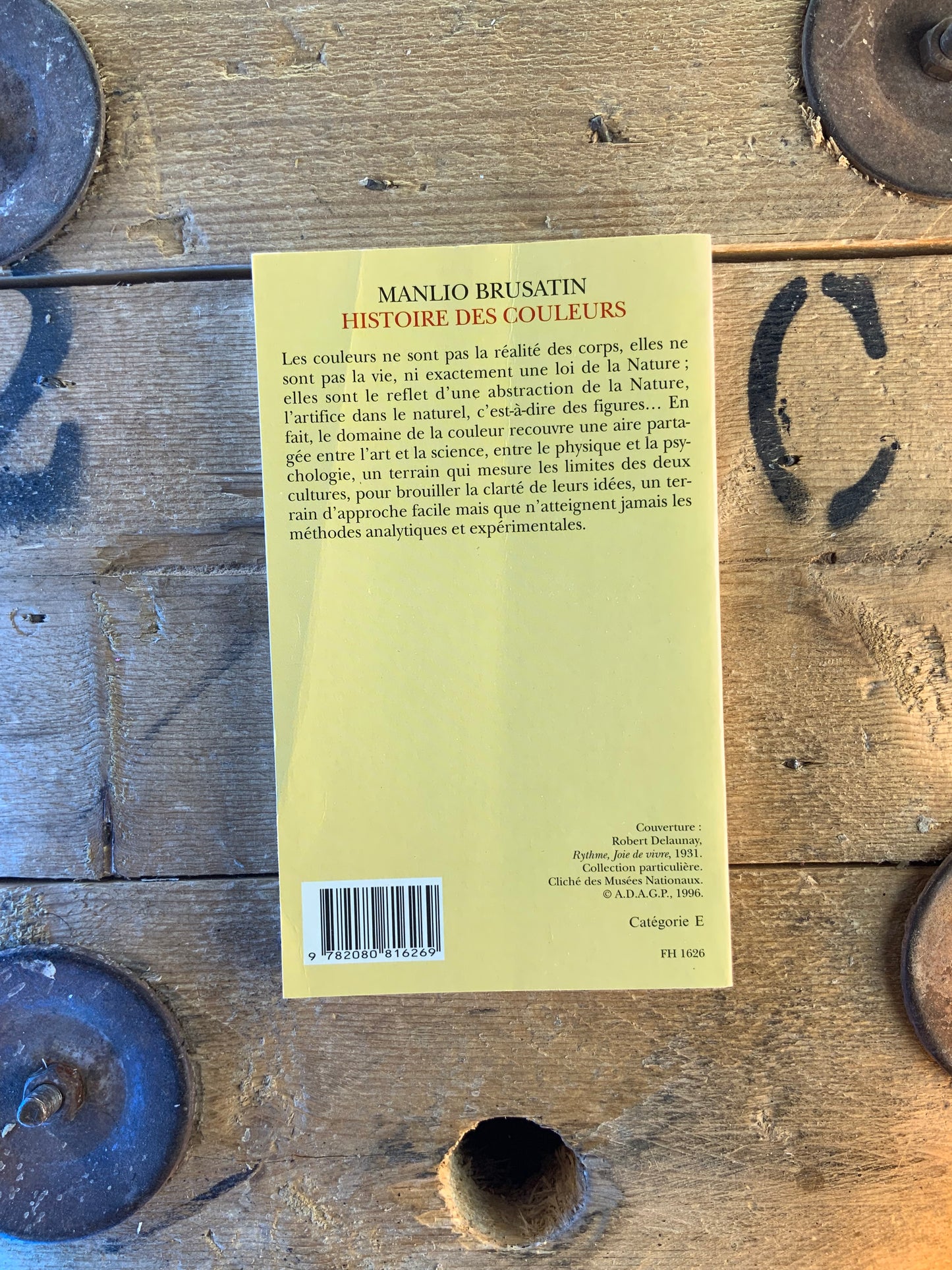 Histoire des couleurs - Manlio Brusatin