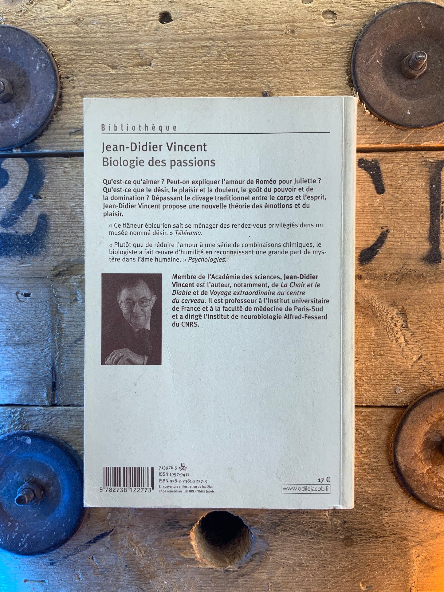 Biologie des passions - Jean-Didier Vincent