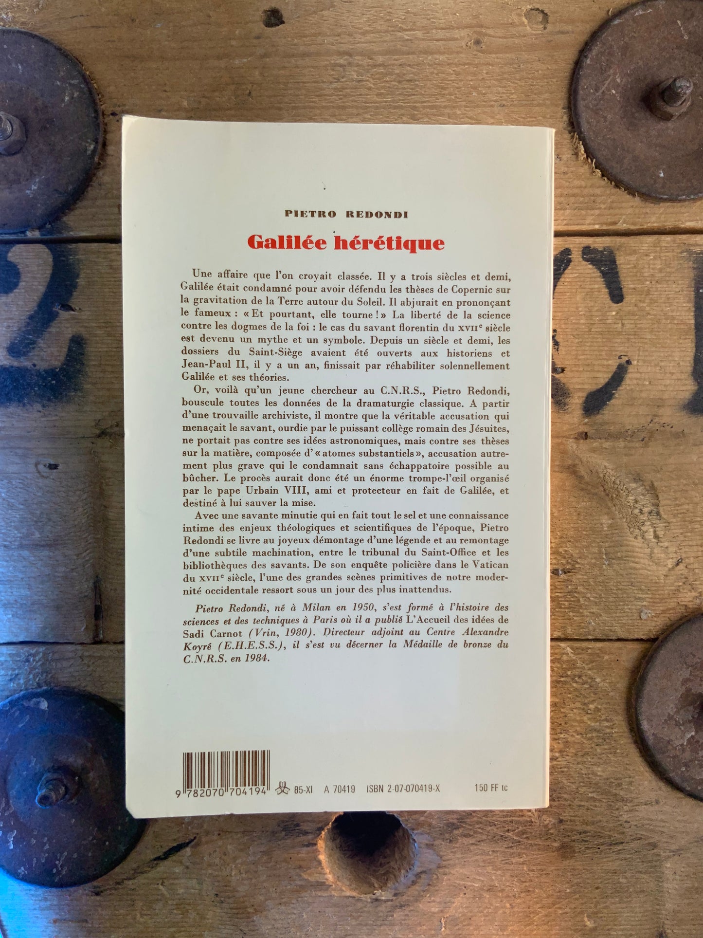 Galilée hérétique - Pietro Redondi