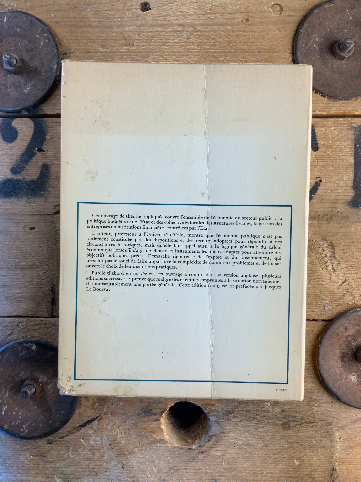 Economie publique - Leif Johansen