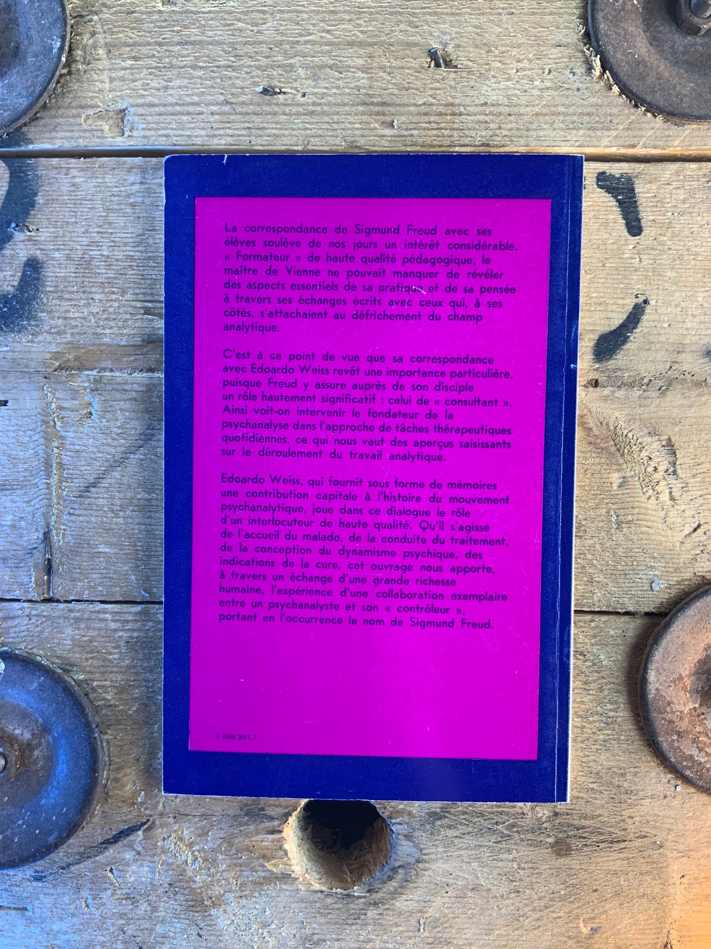 Lettres sur la pratique psychanalytique - Sigmund Freud et Edoardo Weiss