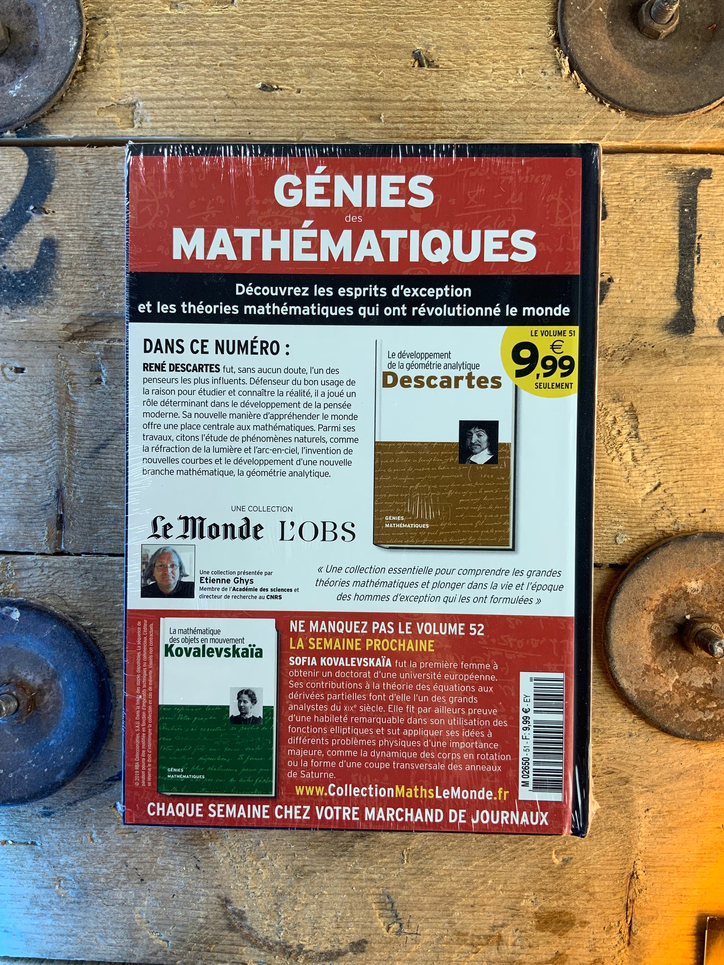 Descartes : Le développement de la géométrie mathématique [ COLLECTION GÉNIES MATHÉMATIQUES ]