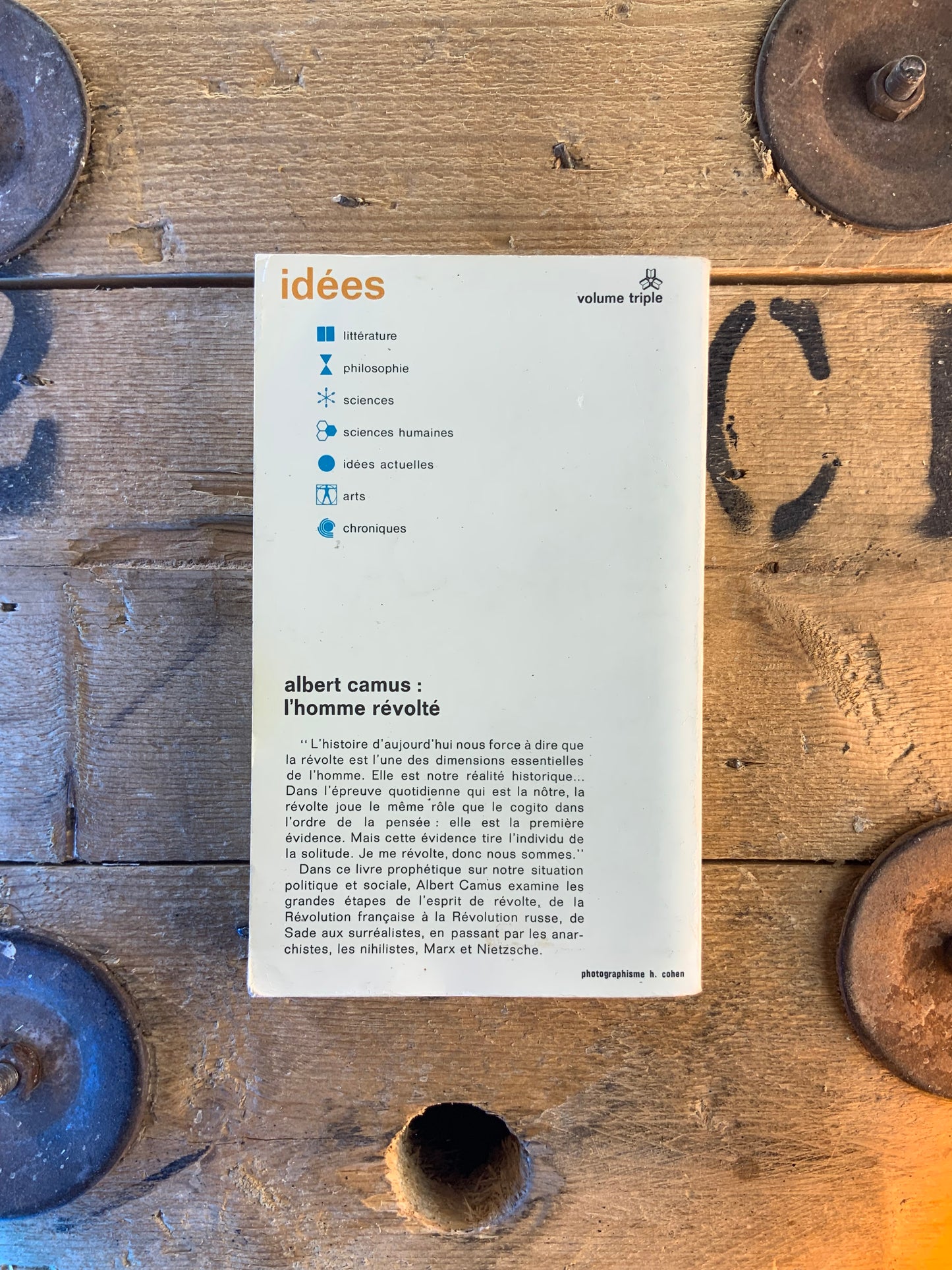 L’homme révolté - Albert Camus