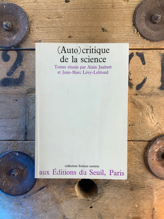 (Auto)critique de la science