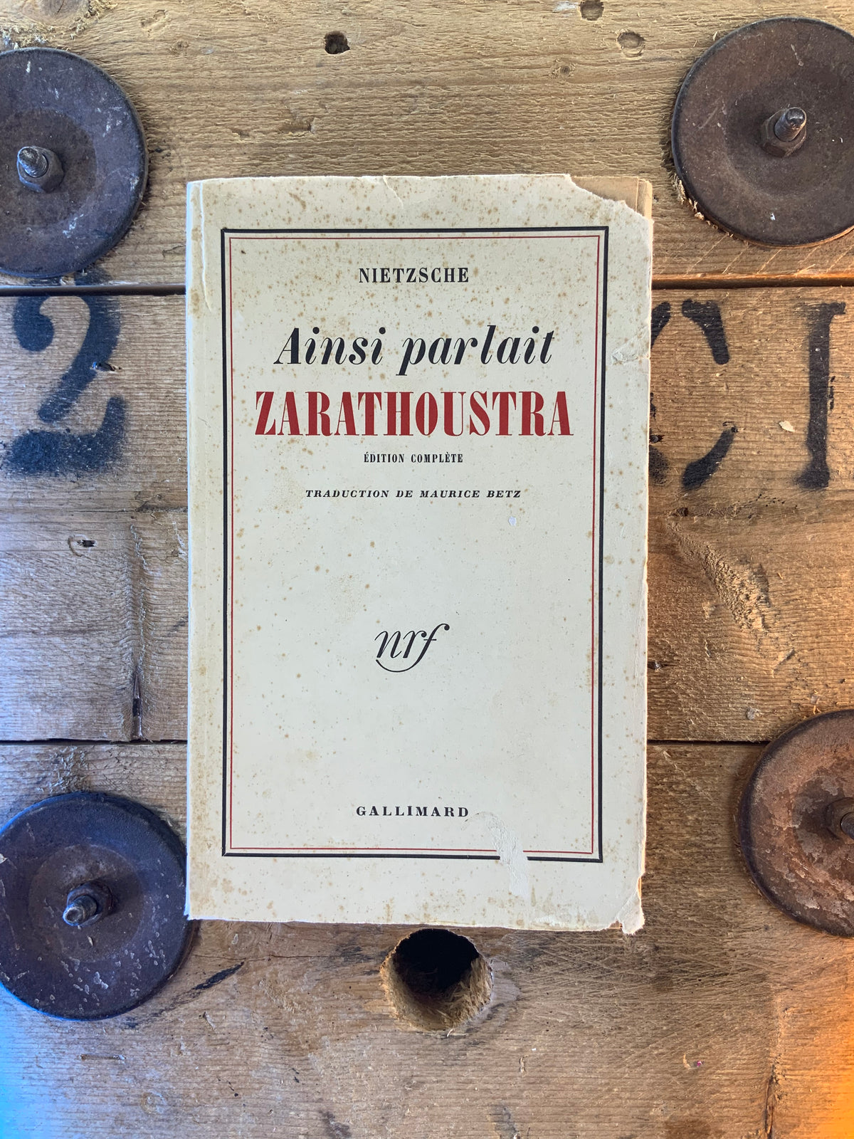 Ainsi parlait Zarathoustra - Friedrich Nietzsche
