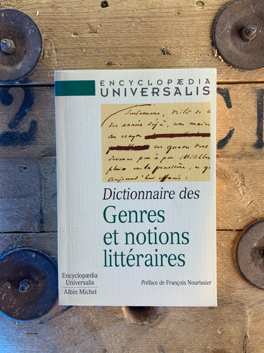 Dictionnaire des Genres et notions littéraires