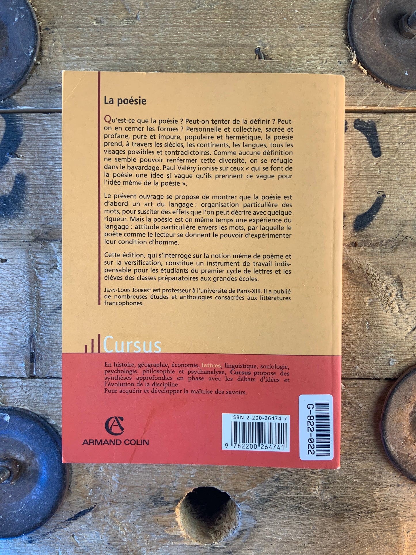 La poésie - Jean-Louis Joubert