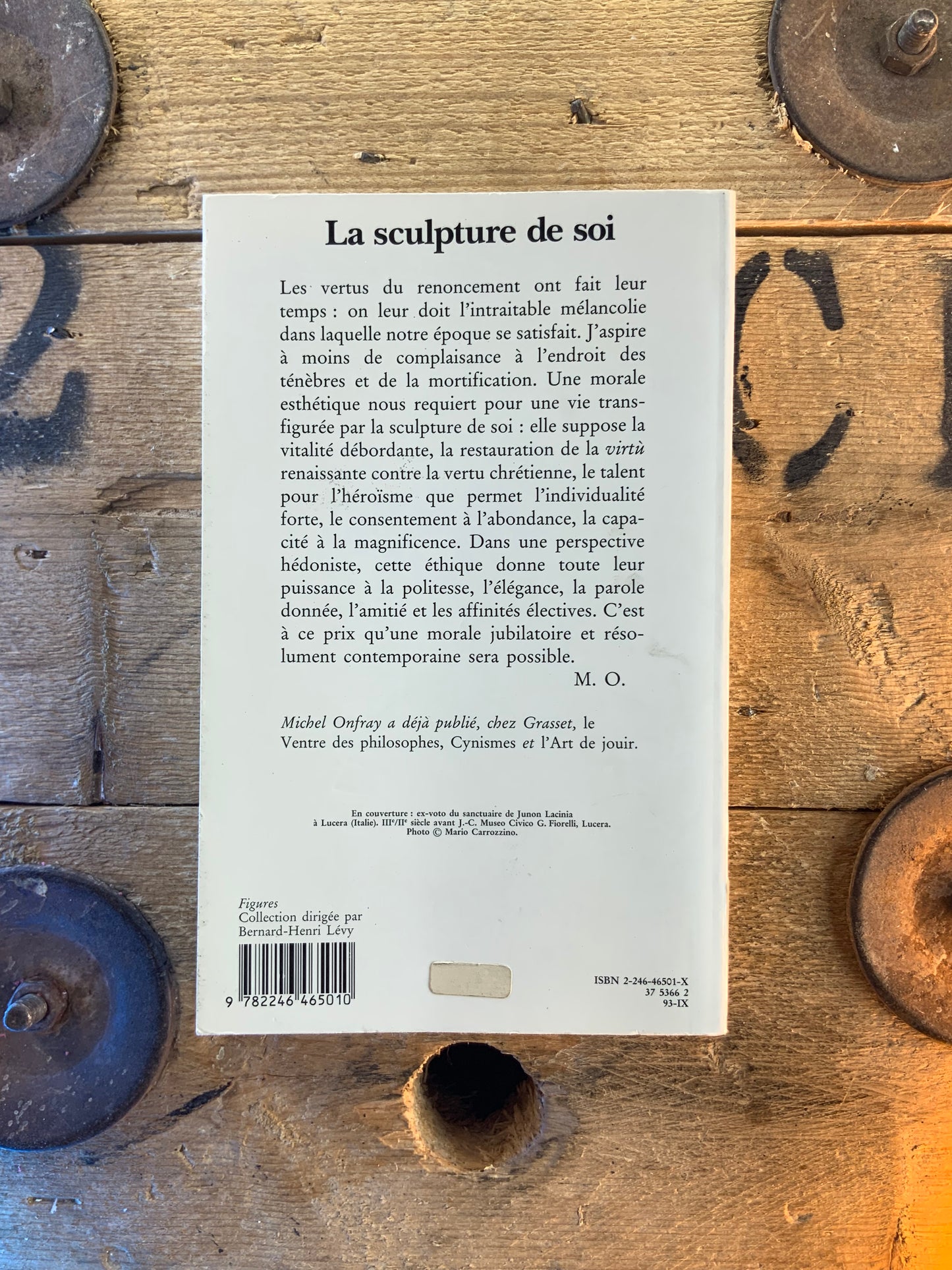La sculpture de soi : la morale esthétique - Michel Onfray
