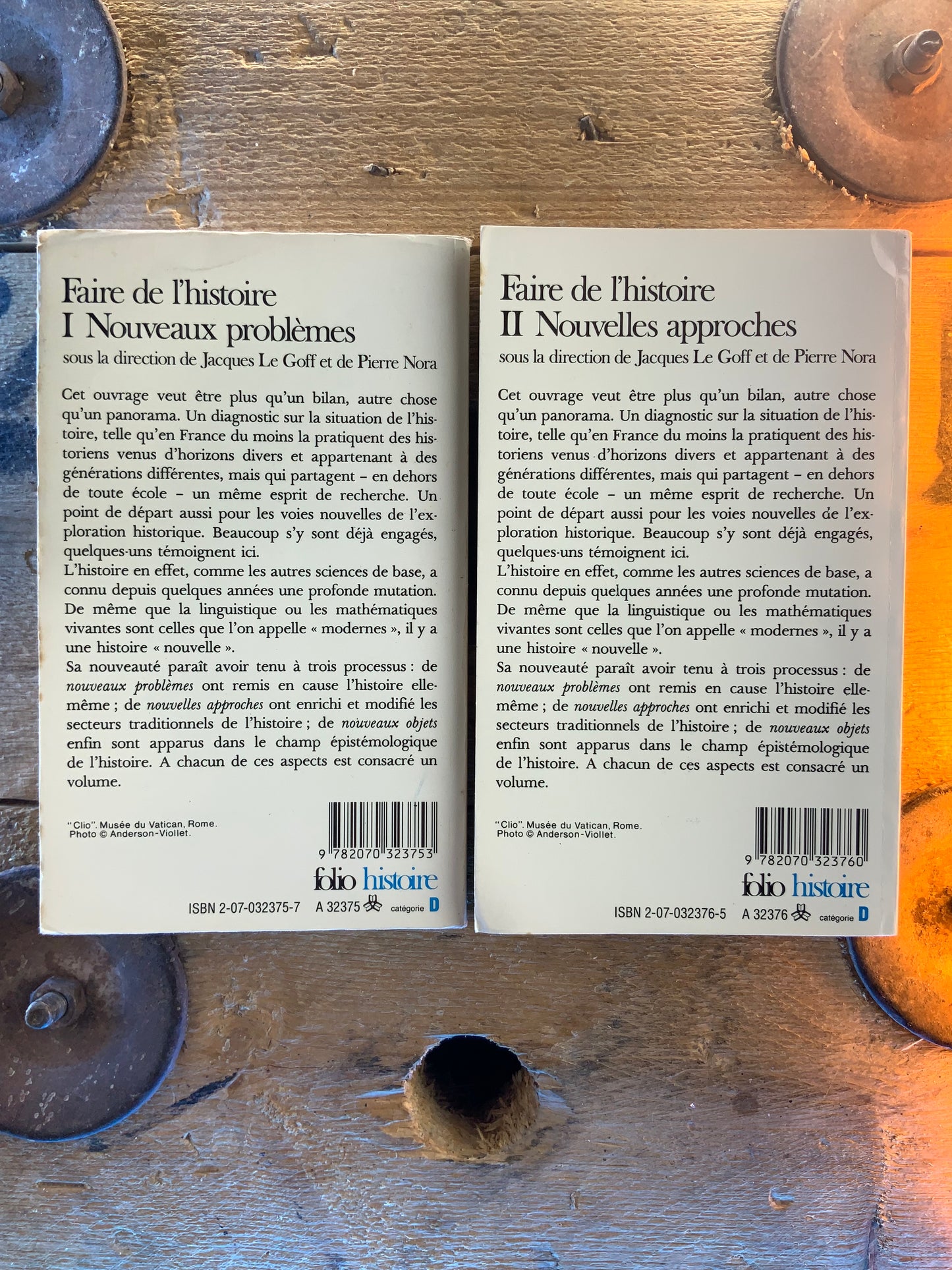 Faire de l’histoire : I. Nouveaux problèmes  II. Nouveaux approches