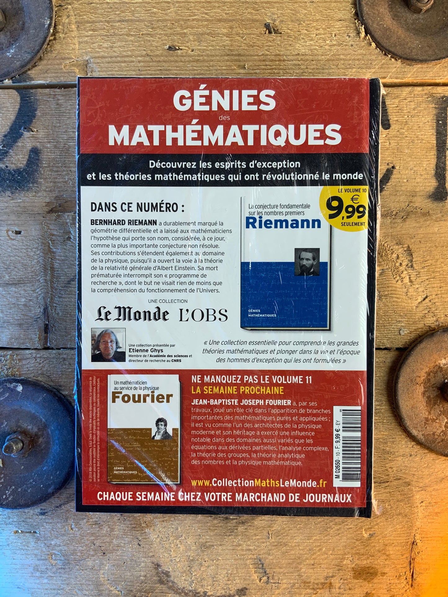 Riemann : La conjecture fondamentale sur les nombres premiers [ COLLECTION GÉNIES MATHÉMATIQUES ]