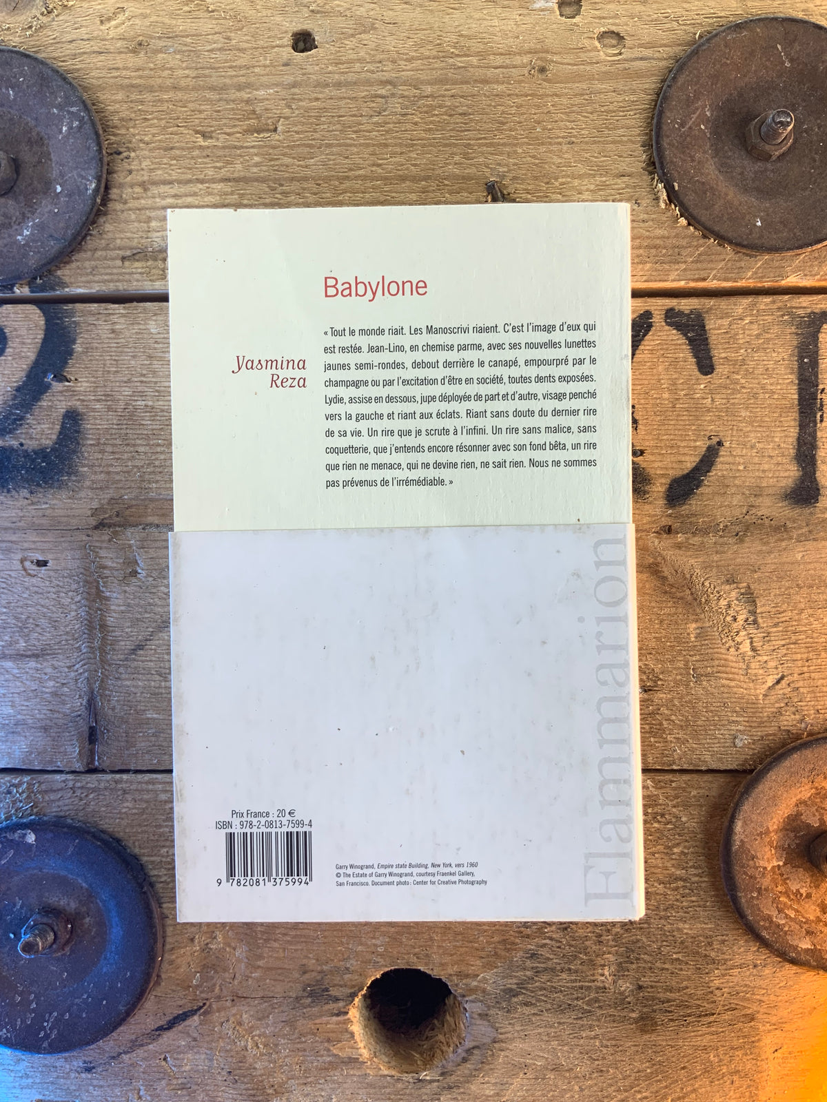Babylone - Yasmina Reza