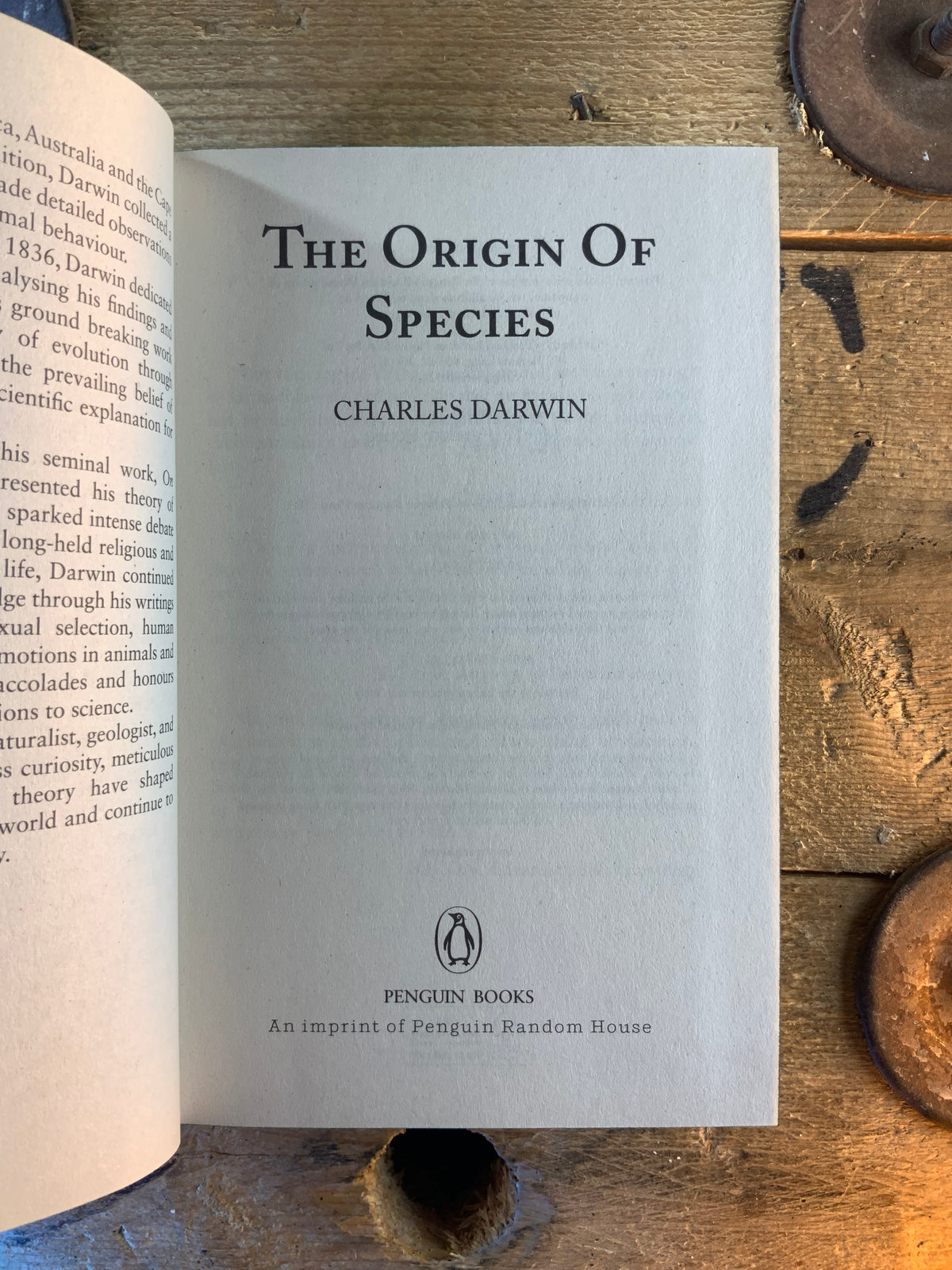 The Origin of Spices - Charles Darwin [neuf]