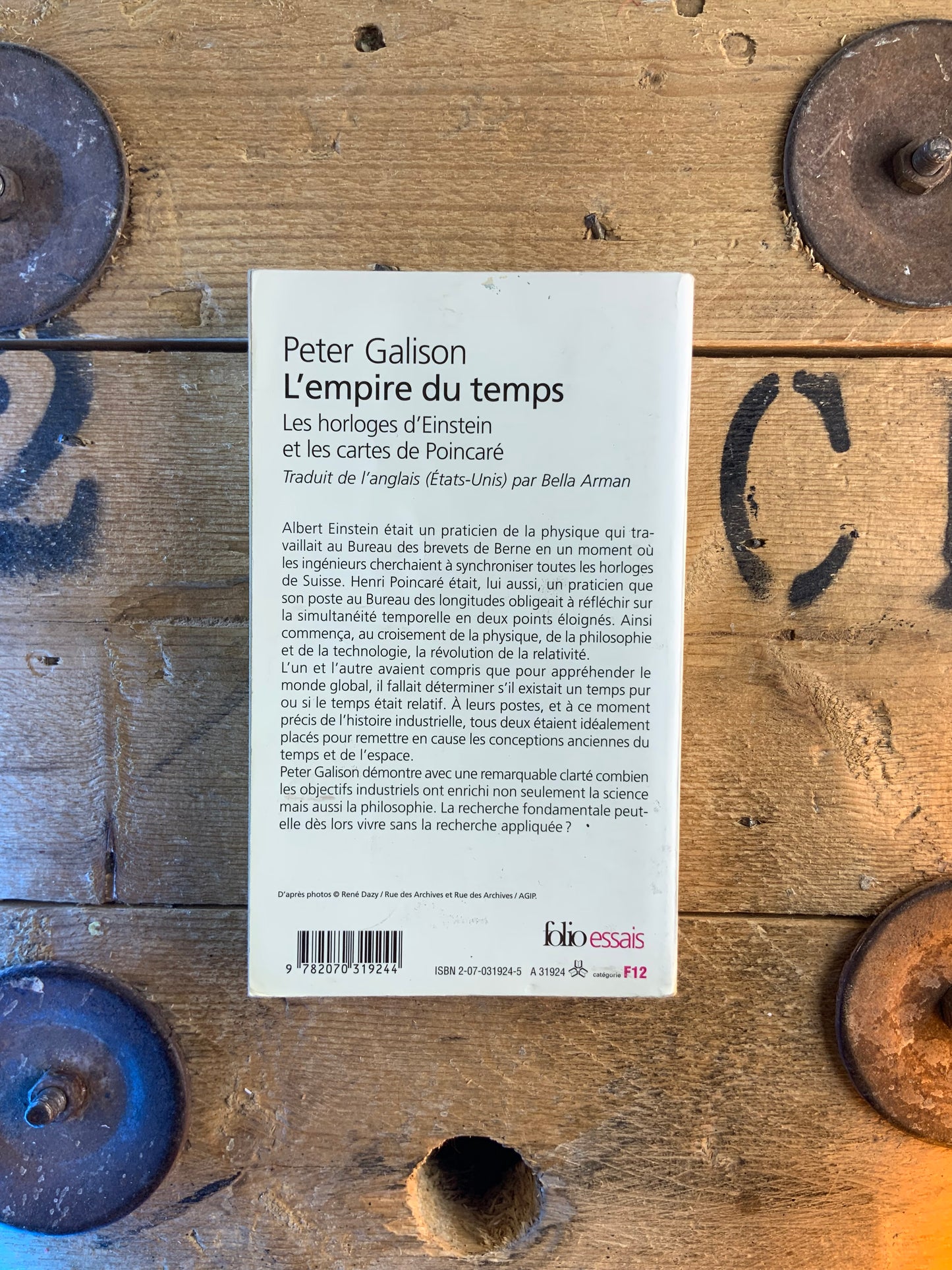 L’empire du temps : les horloges d’Einstein et les cartes de Poincaré - Peter Galison