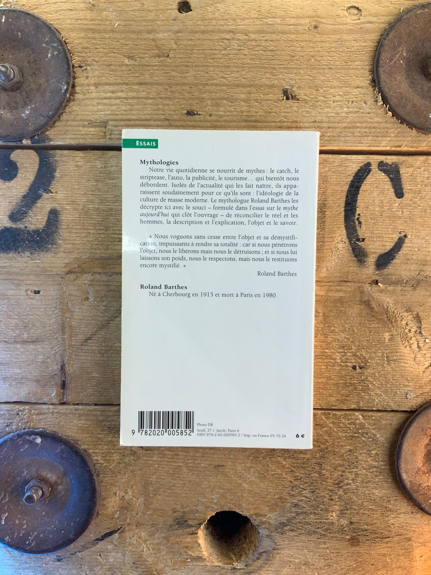 Mythologies - Roland Barthes