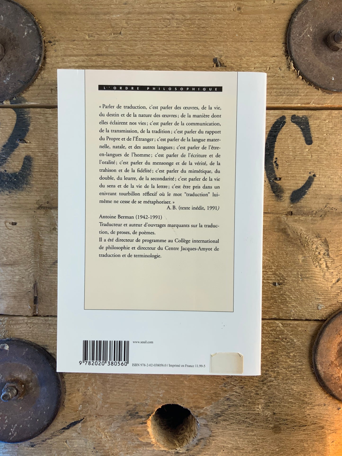 La traduction et la lettre ou l’auberge du lointain - Antoine Berman