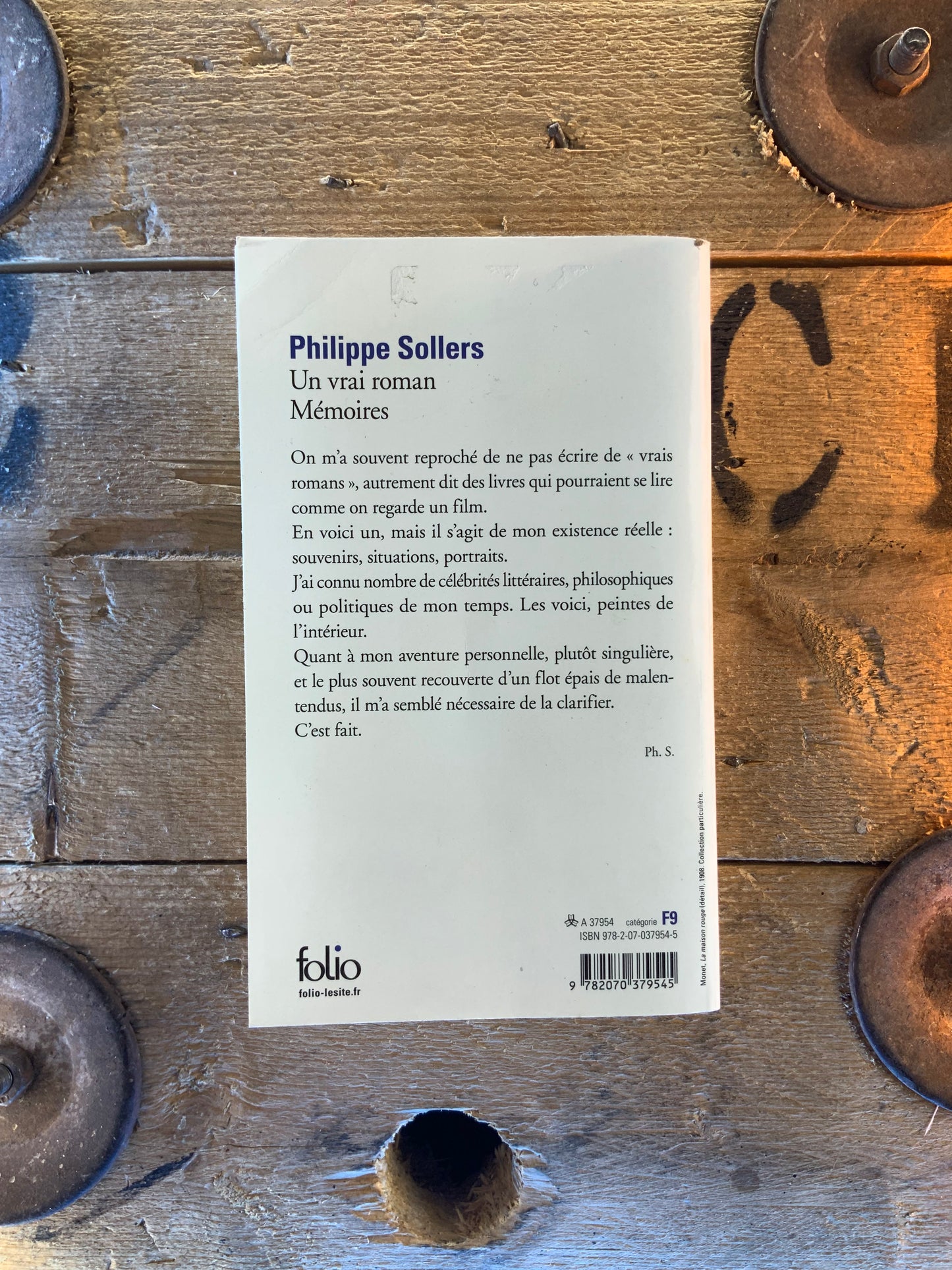 Un vrai roman. Mémoires - Philippe Sollers