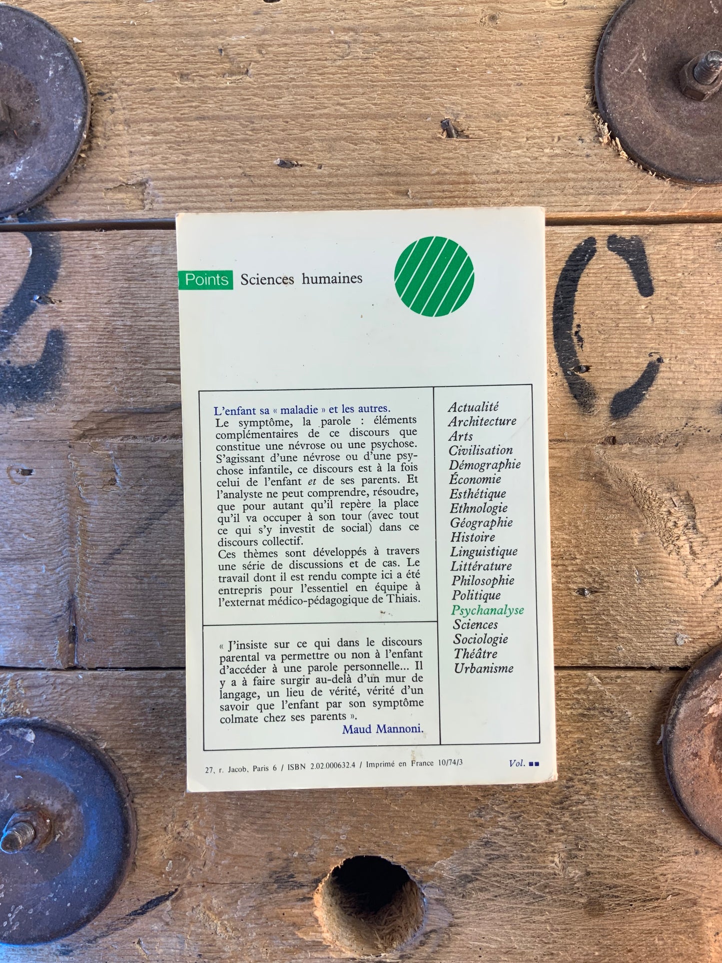 L’enfant sa « maladie » et les autres - Maud Mannoni