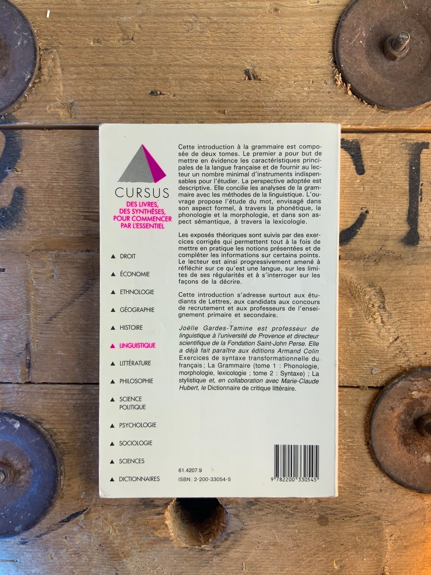 La grammaire : Phonologie, morphologie, lexicologie - Joëlle Gardes-Tamine