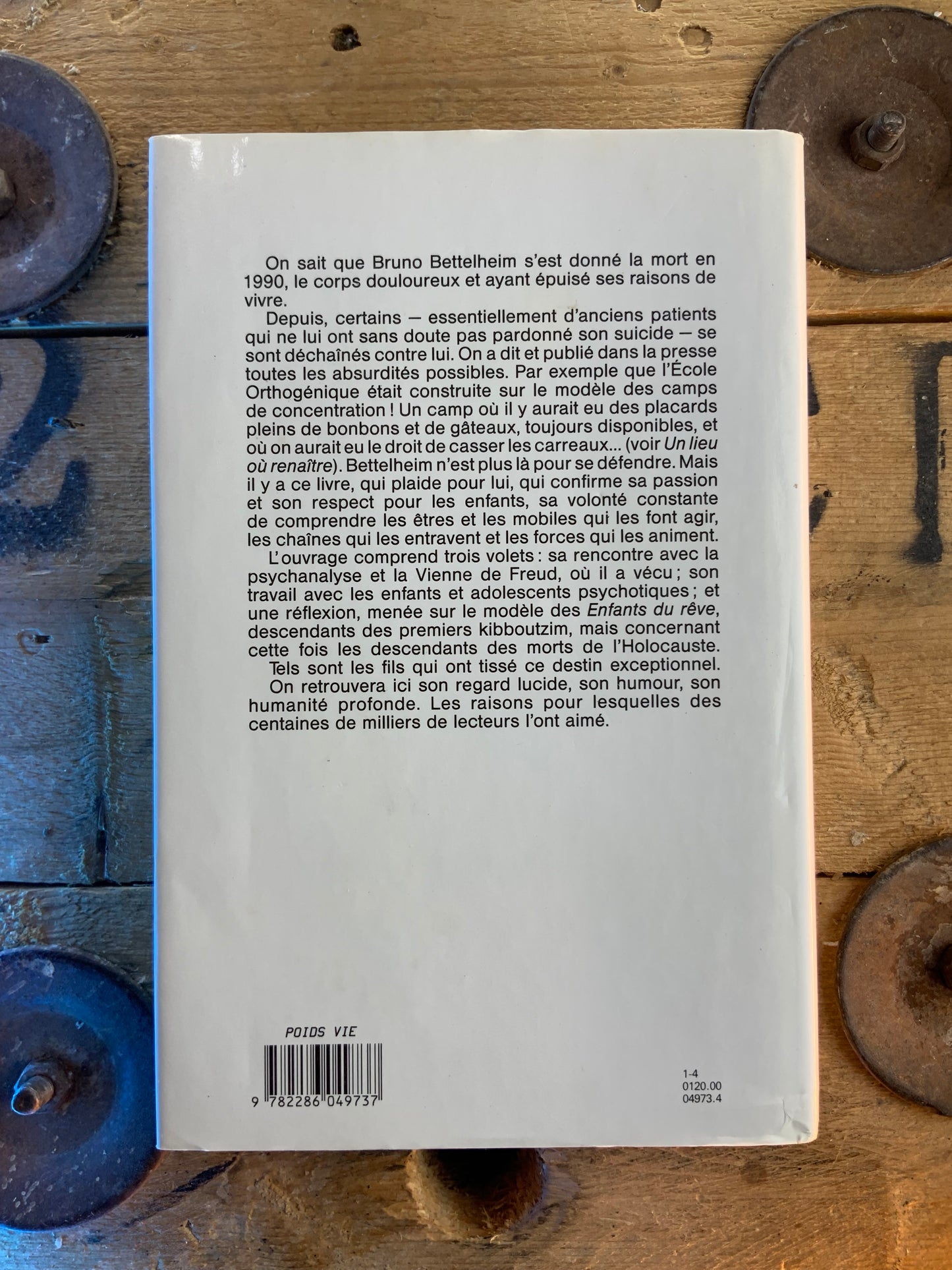 Le poids d’une vie - Bruno Bettelheim