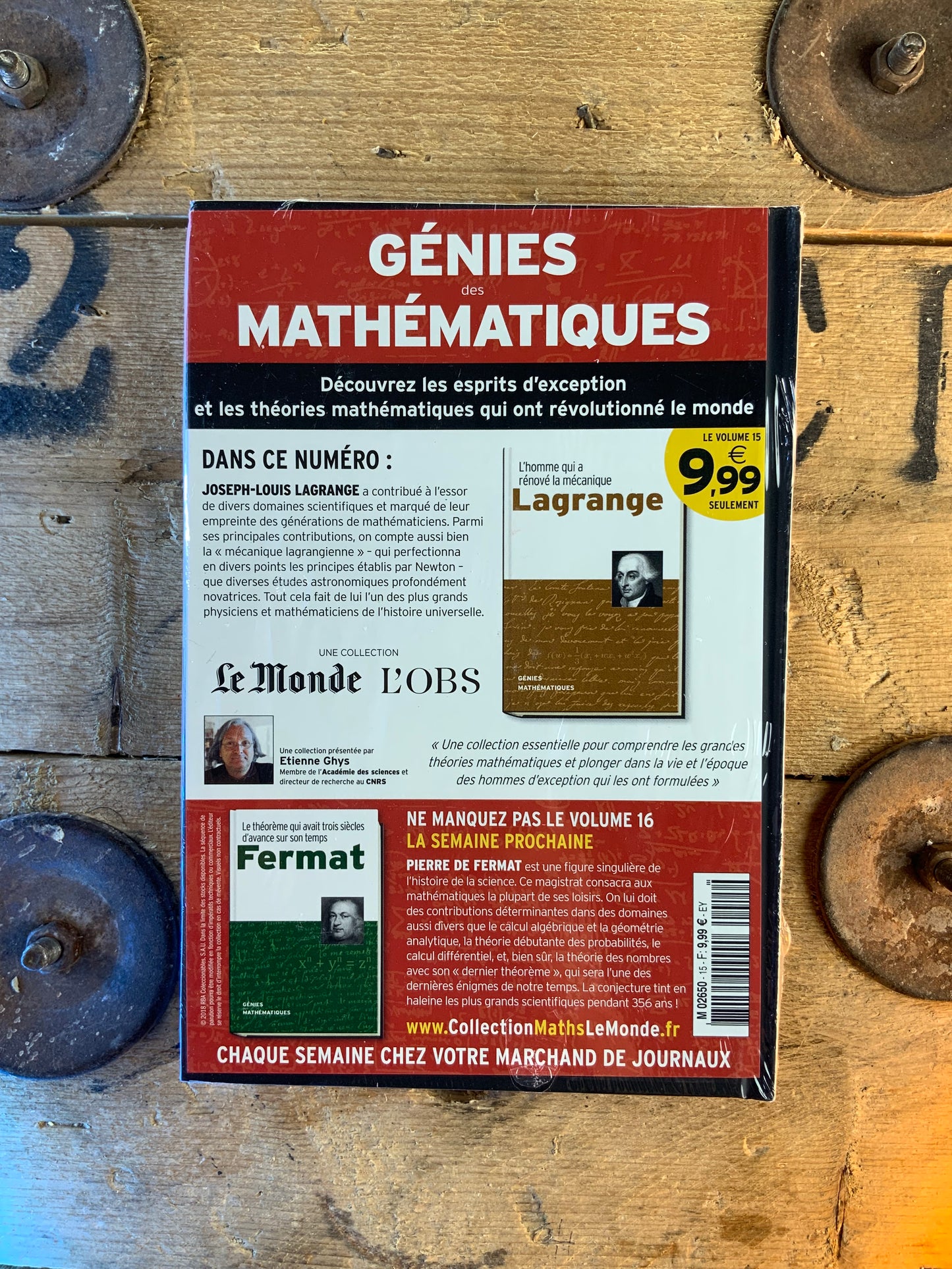 Lagrange : La modérnisation de la mécanique [ COLLECTION GÉNIES MATHÉMATIQUES ]