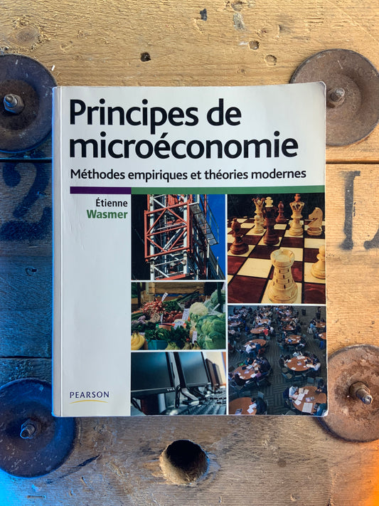 Principes de microéconomie : méthodes empiriques et théories modernes - Etienne Wasmer