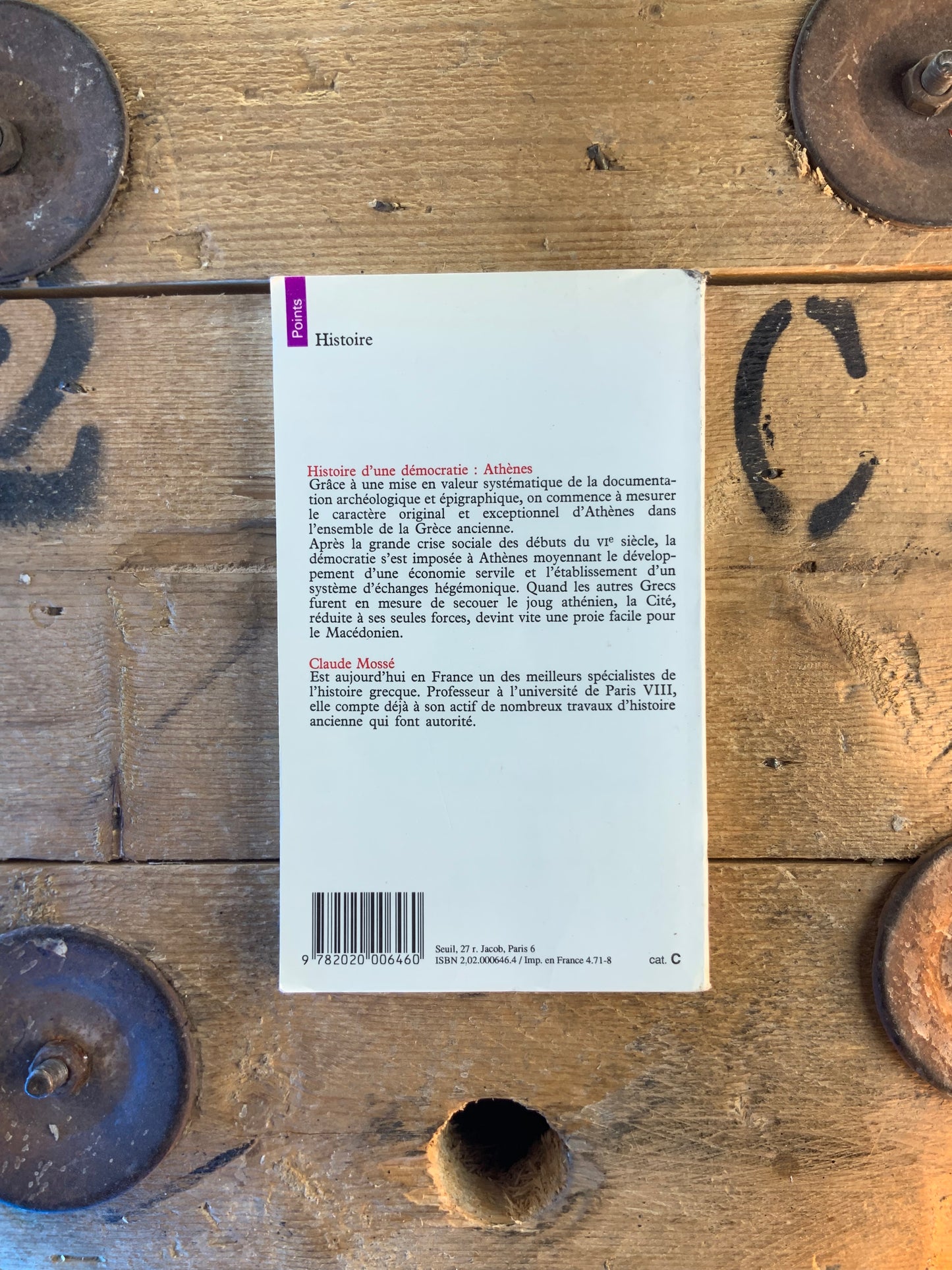 Histoire d’une démocratie : Athènes - Claude Mossé