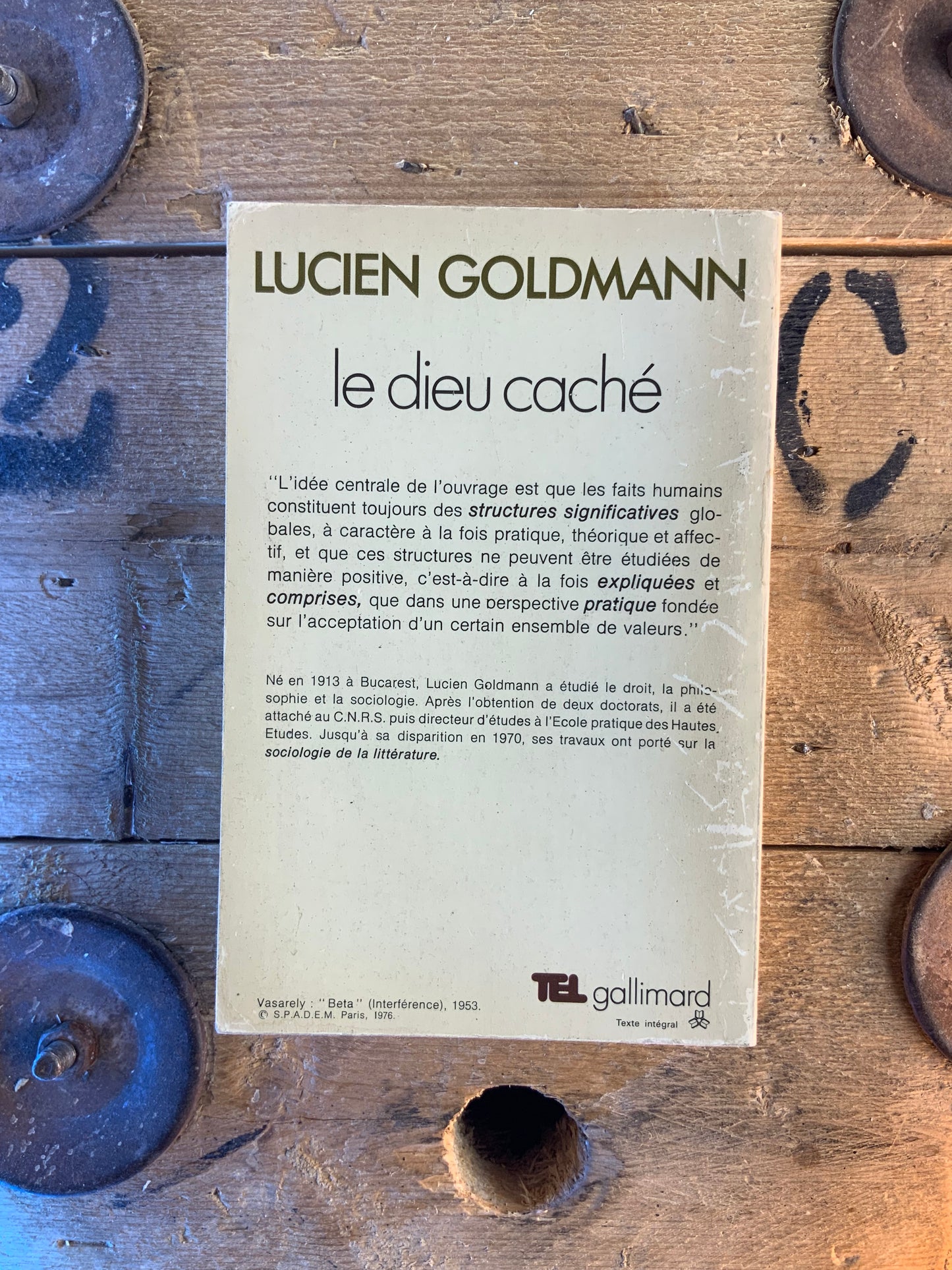 Le dieu caché - Lucien Goldmann