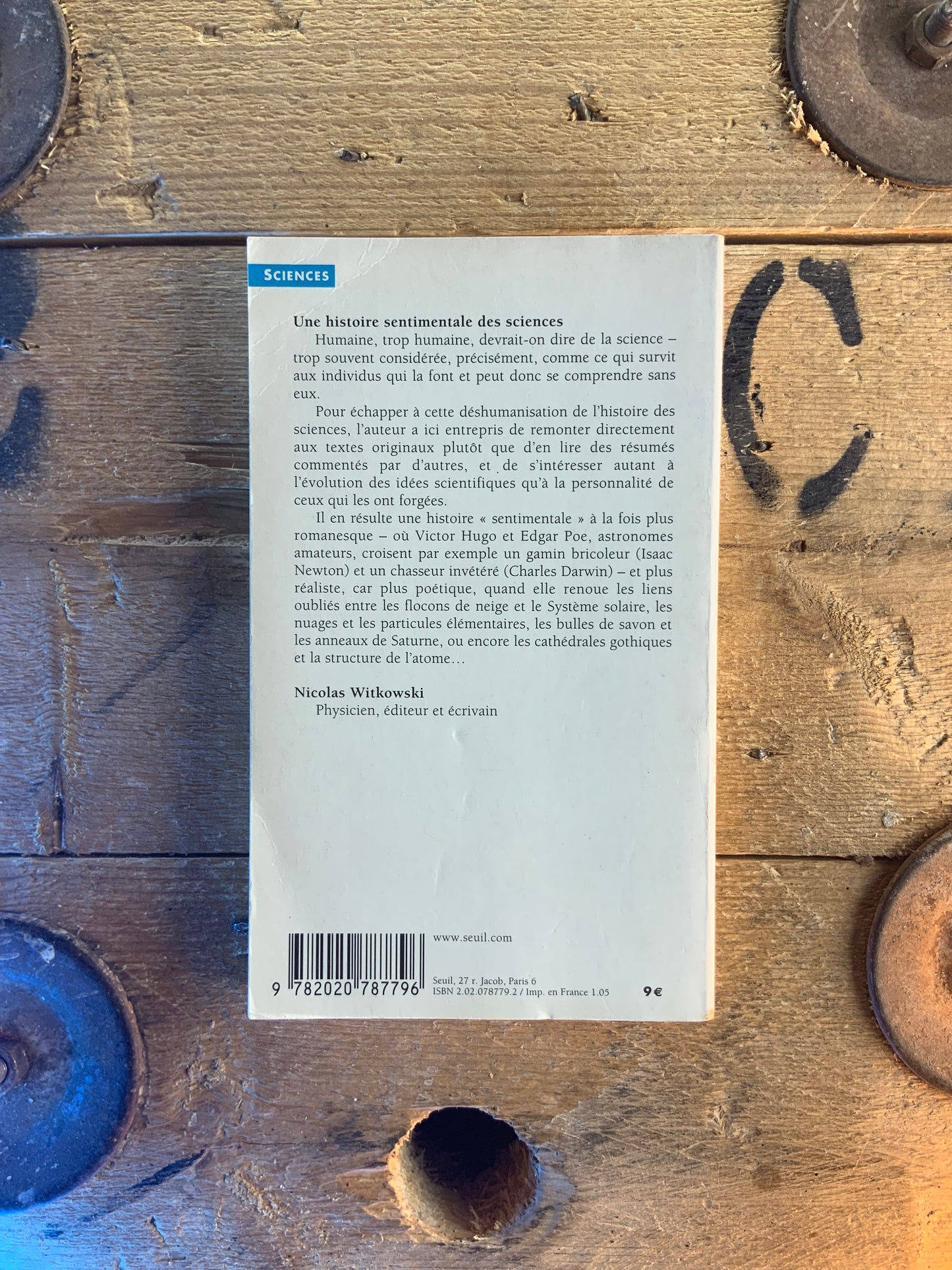 Une histoire sentimentale des sciences - Nicolas Witkowski