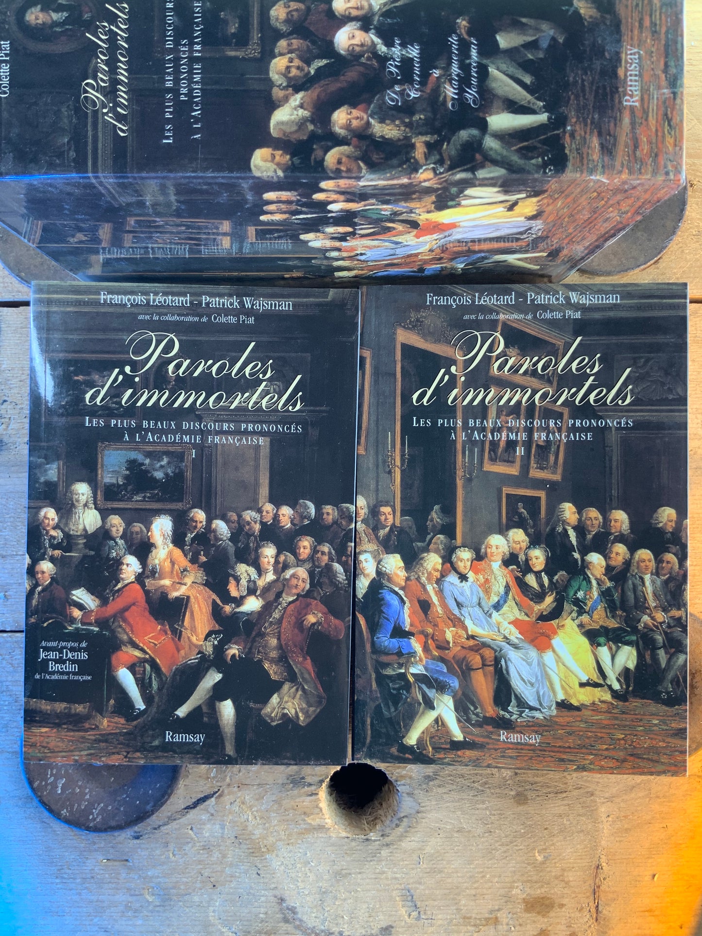 Paroles d’immortels : les plus beaux discours prononcés à l’académie française I et II [ Coffret en 2 volumes ]