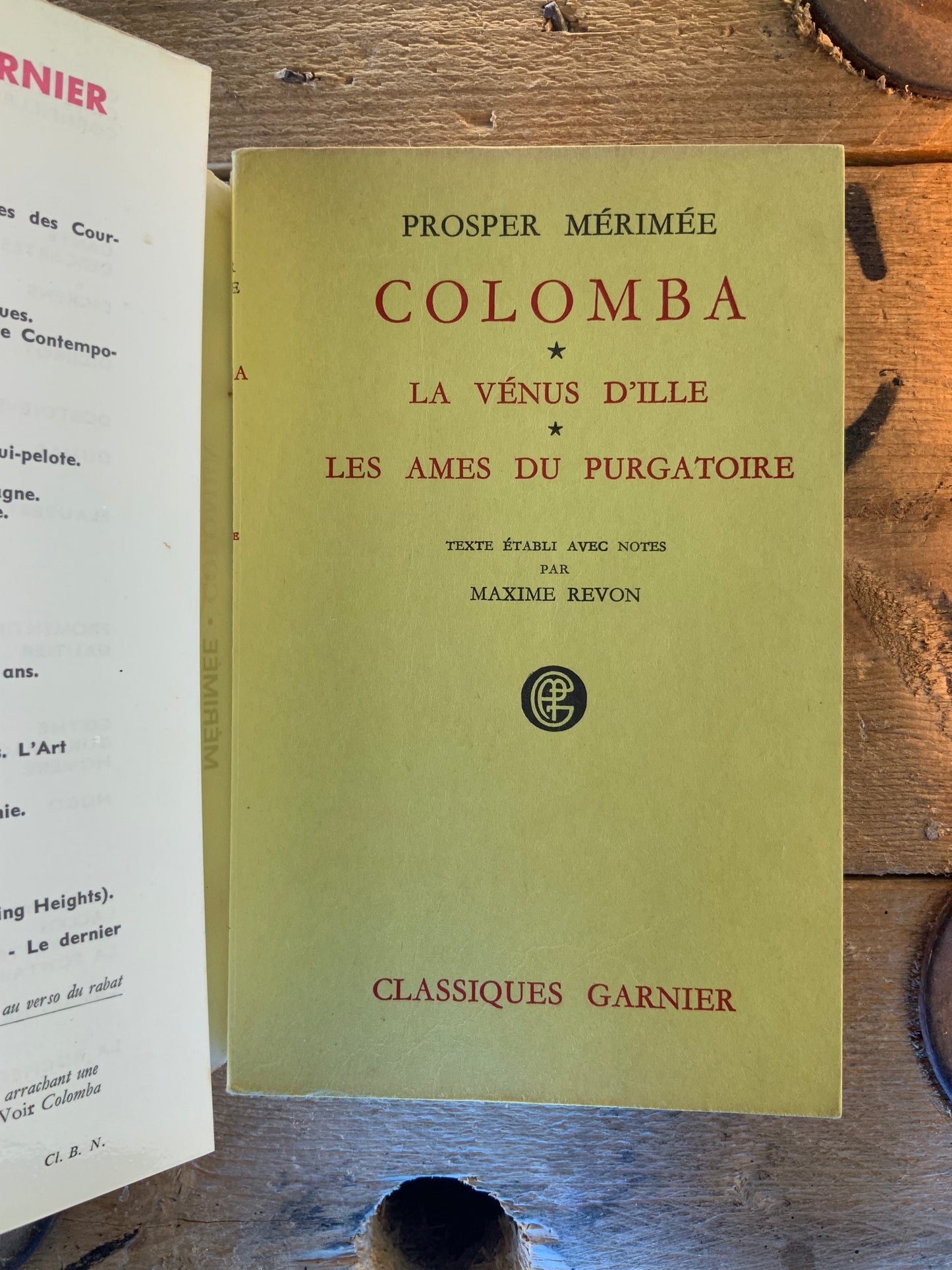 Colomba. La Vénus d’ile. Les ames du purgatoire - Prosper Mérimée