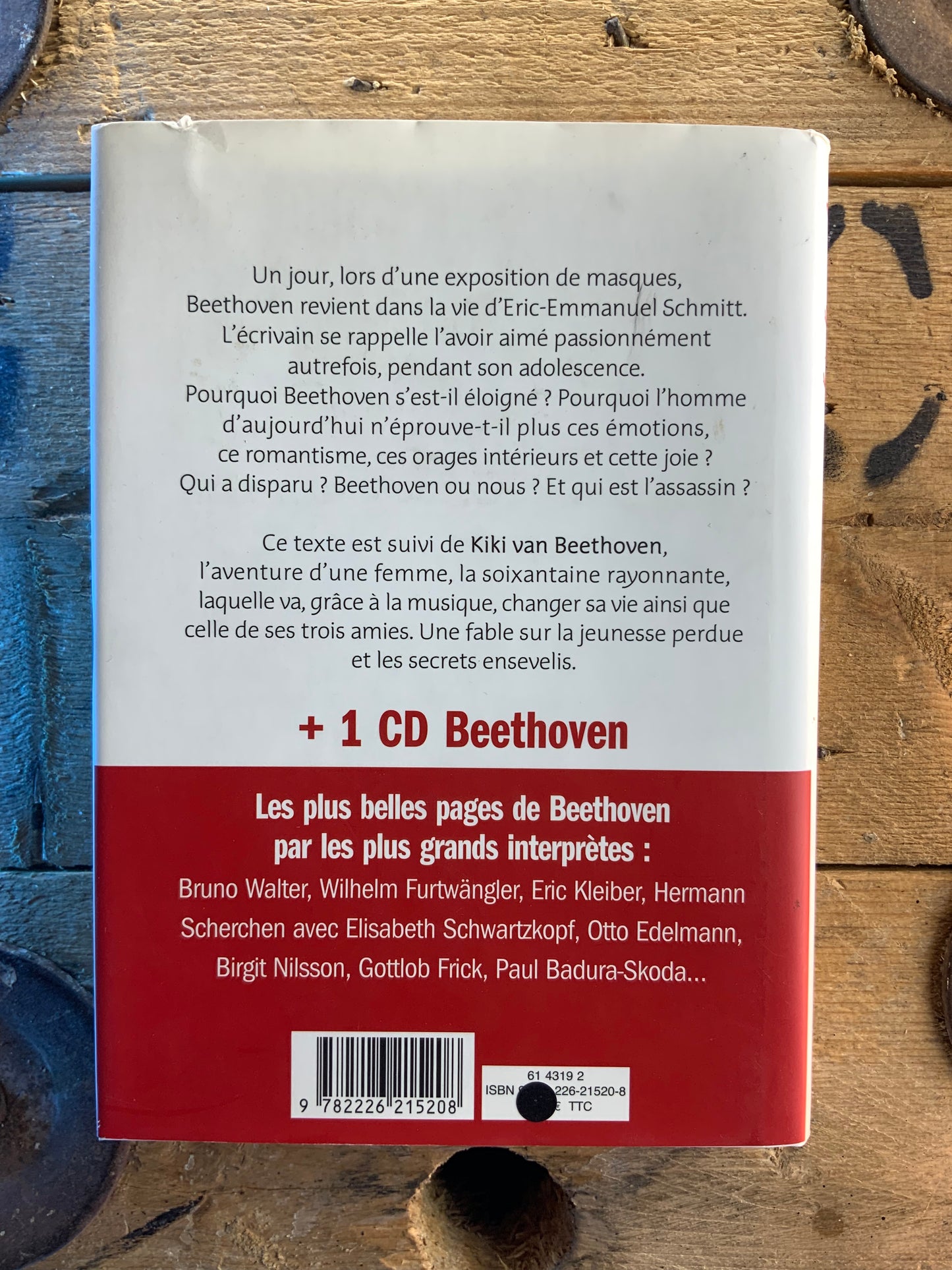 Quand je pense que Beethoven est mort alors que tant de crétins vivent - Eric-Emmanuel Schmitt (+CD BEETHOVEN)