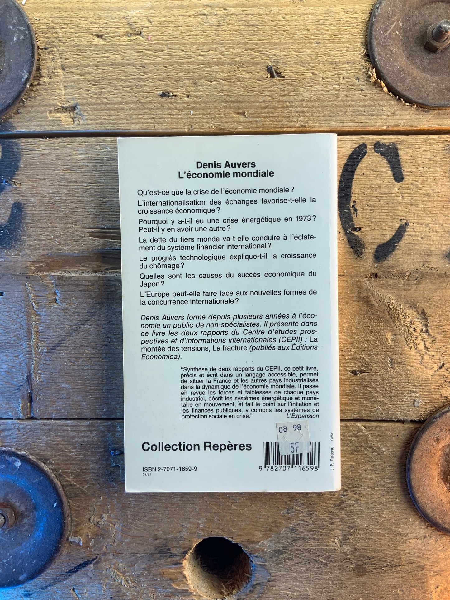 L’économie mondiale - Denis Auvers