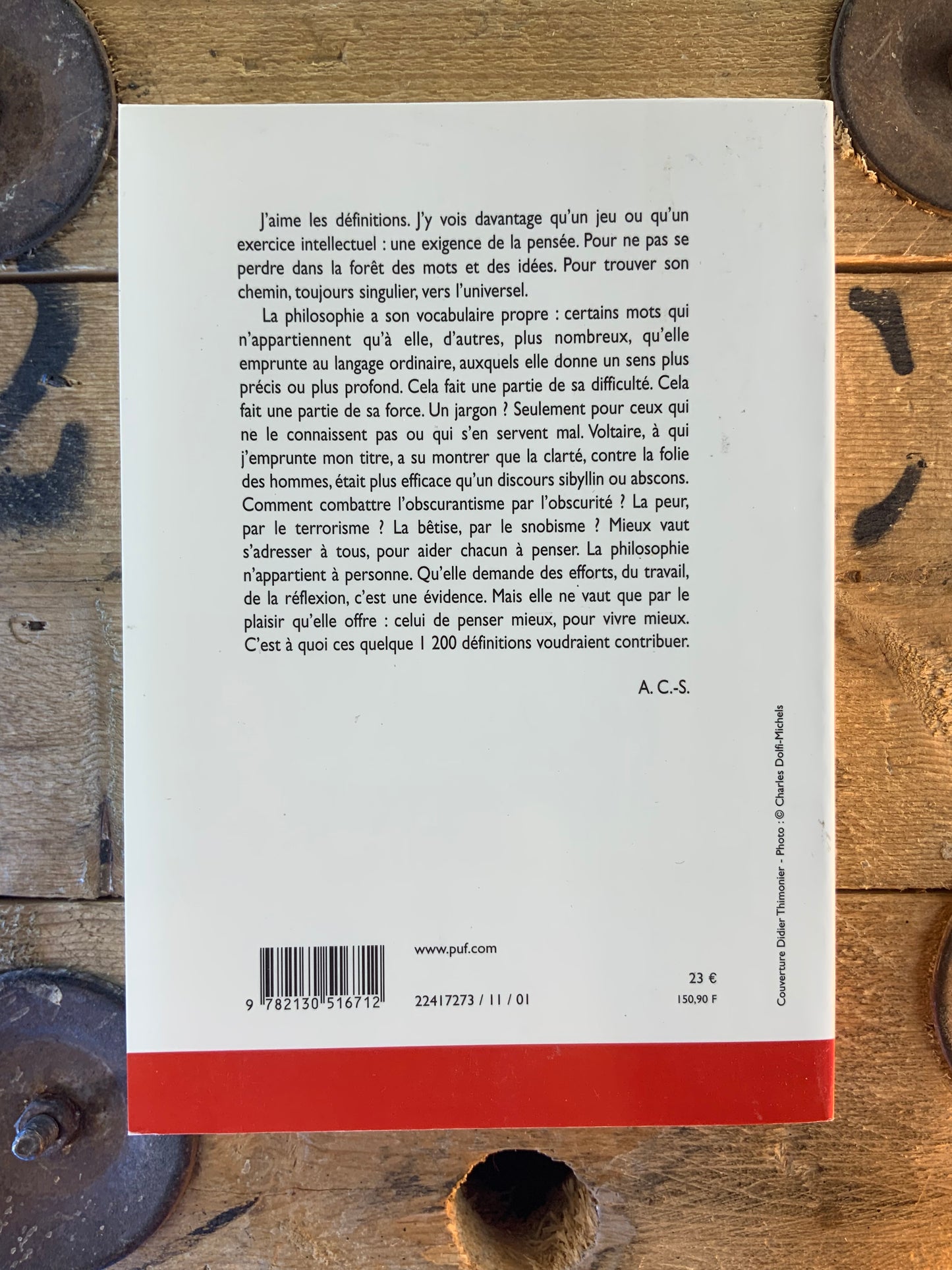 Dictionnaire philosophique - André Comte-Sponville