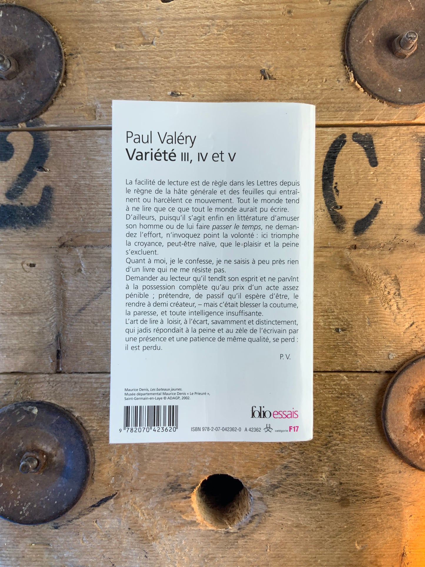 Variété III, IV et V - Paul Valéry