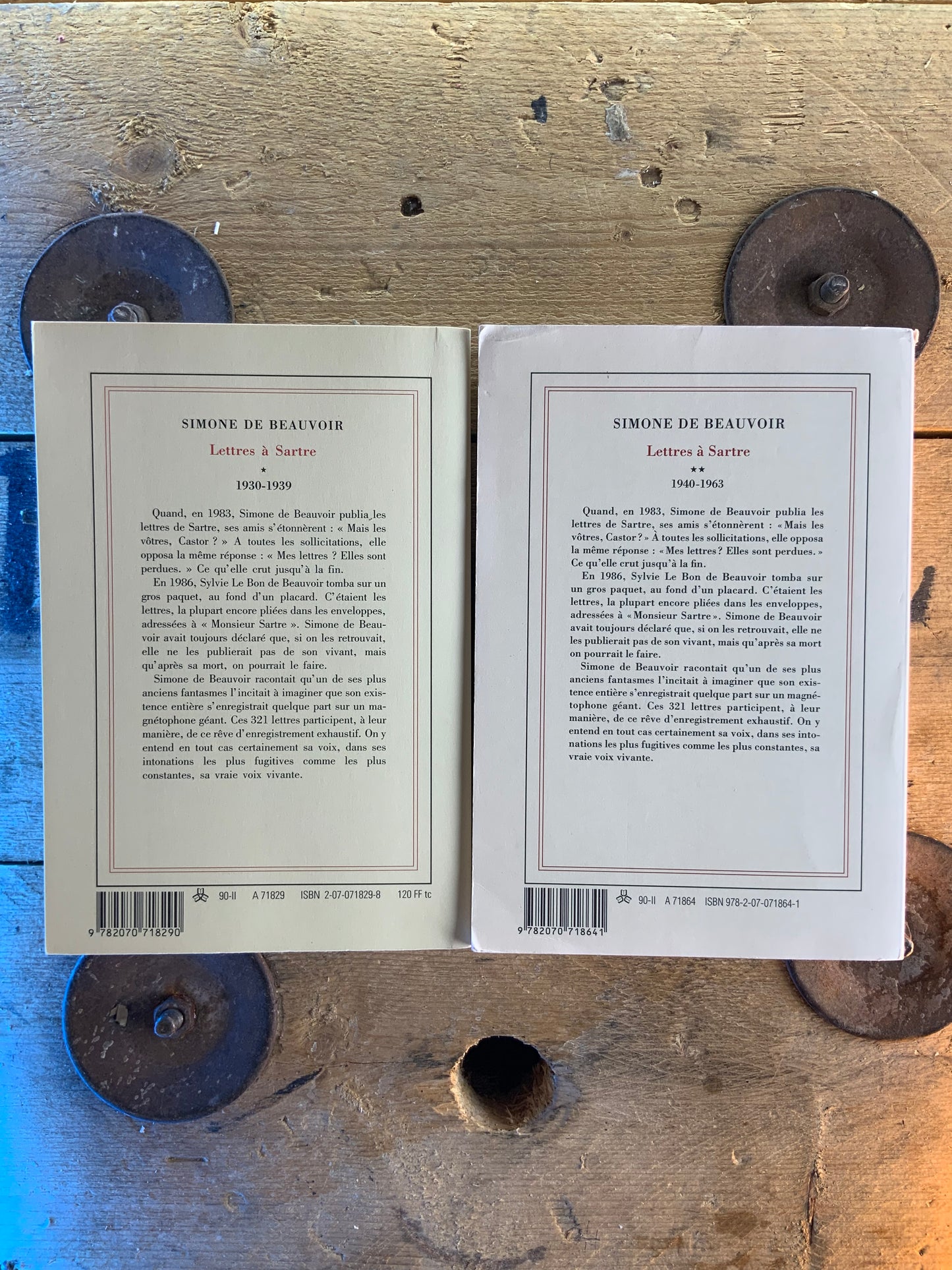 Lettres à Sartre : I. 1930-1939  II. 1940-1963 - Simone de Beauvoir