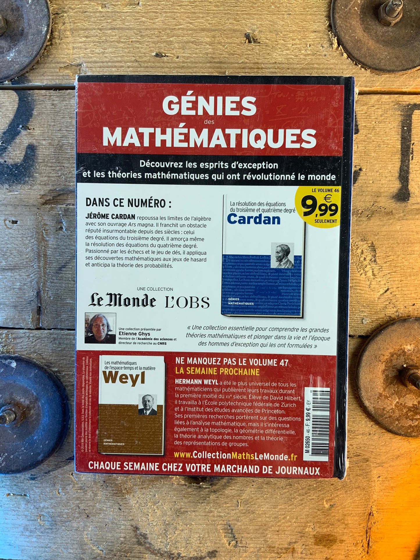 Cardan : La résolution des équations du troisième et quatrième degré [ COLLECTION GÉNIES MATHÉMATIQUES ]